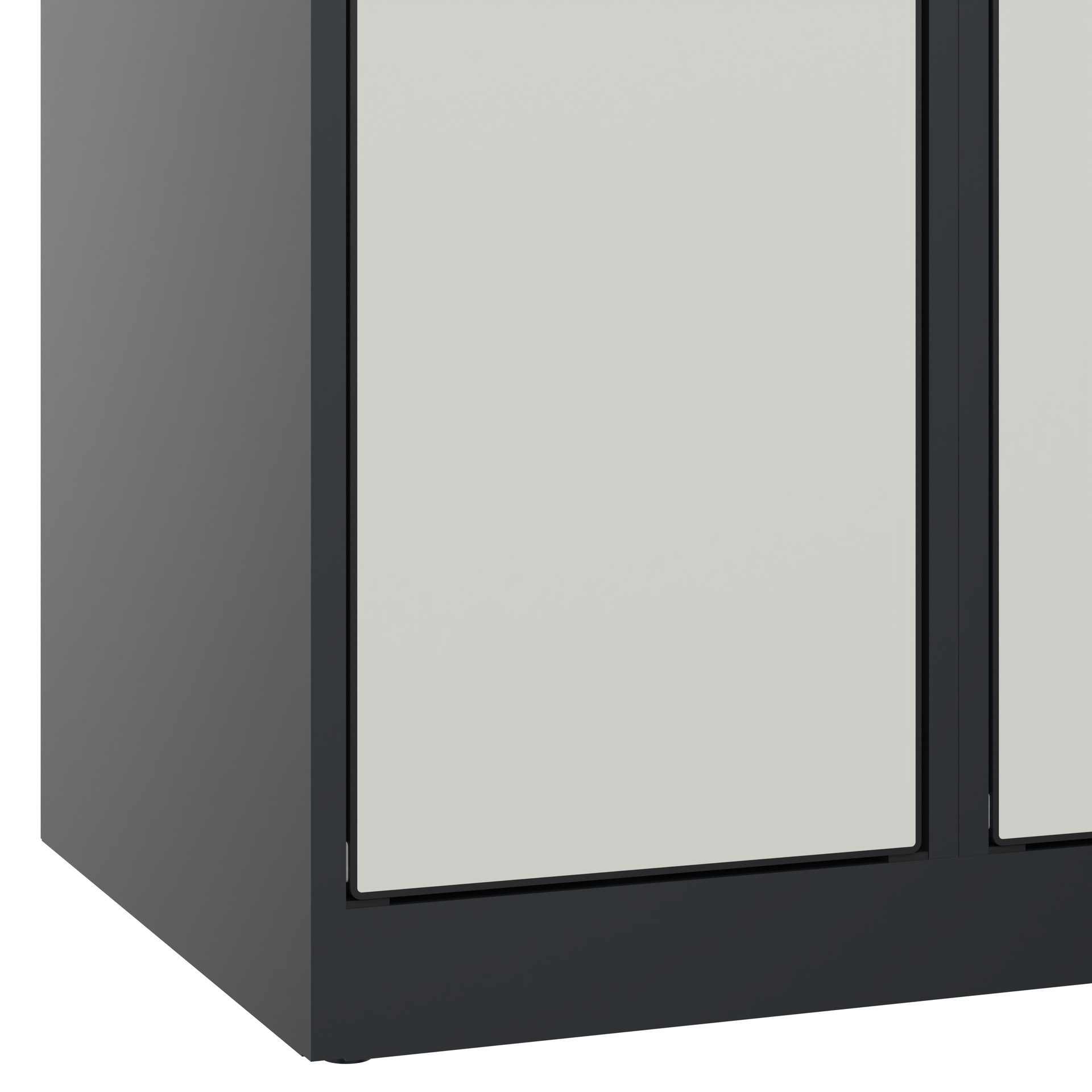 C+P Aufbewahrungsspind Evolo PLUS, 2 Abteile, 1850x600x500mm