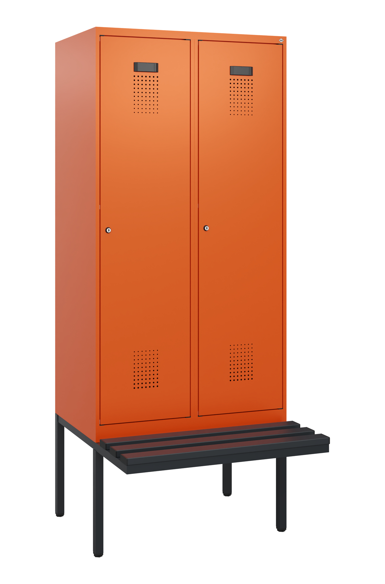 C+P Spind Evolo PLUS, Bank, 2 Abteile, 1950x800x81