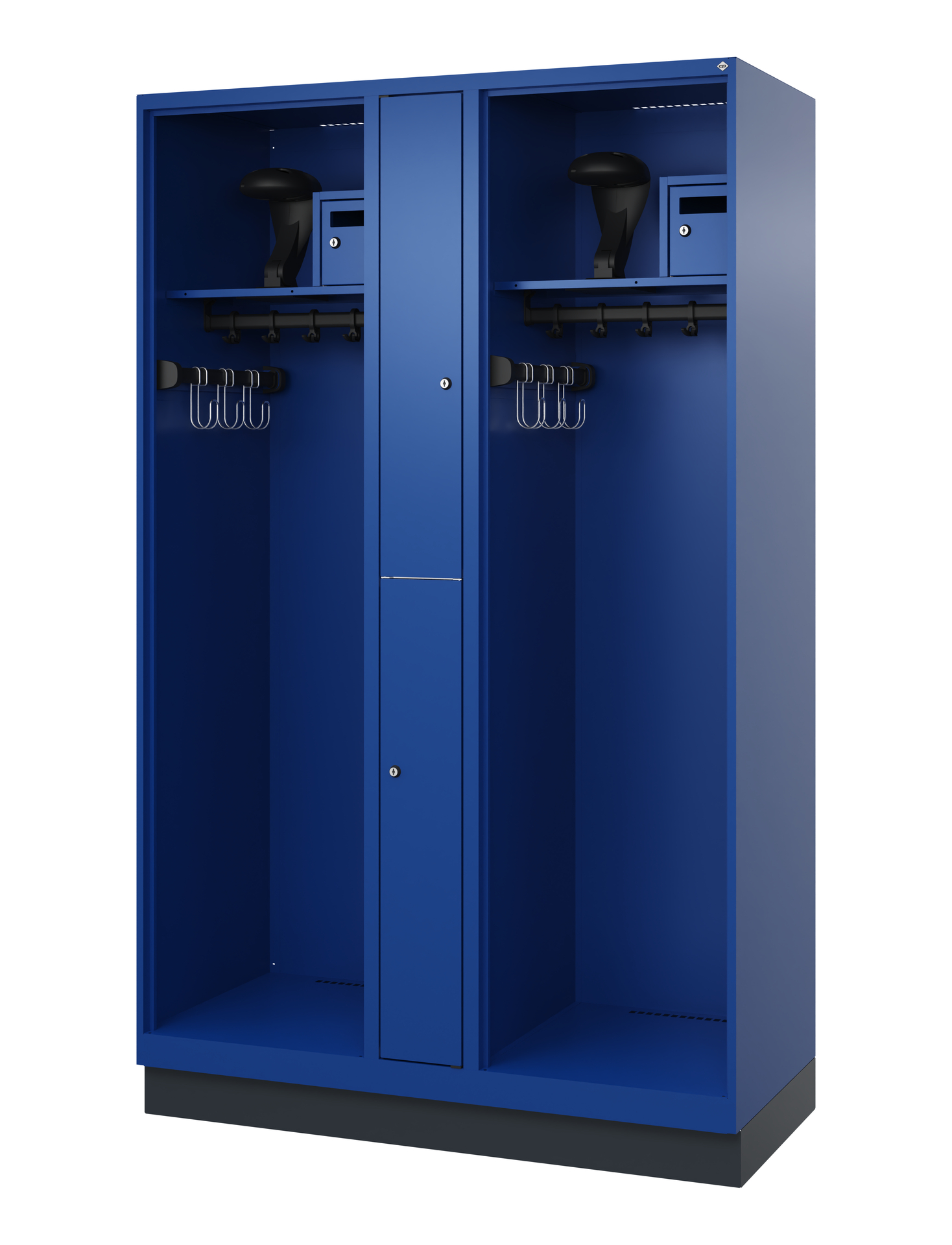 C+P Feuerwehrspind Maxi, 2 Fächer, 1850x1200x500mm