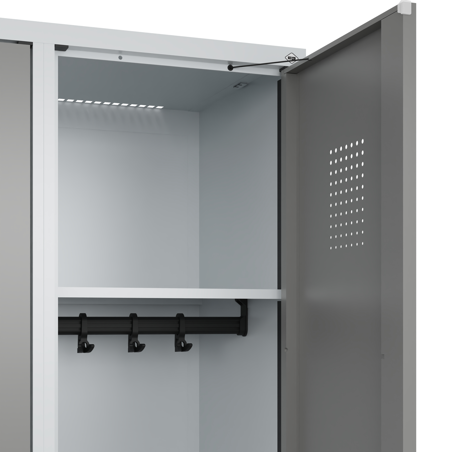 C+P Spind Evolo PLUS, Bank, 1 Abteil, 1950x400x815mm