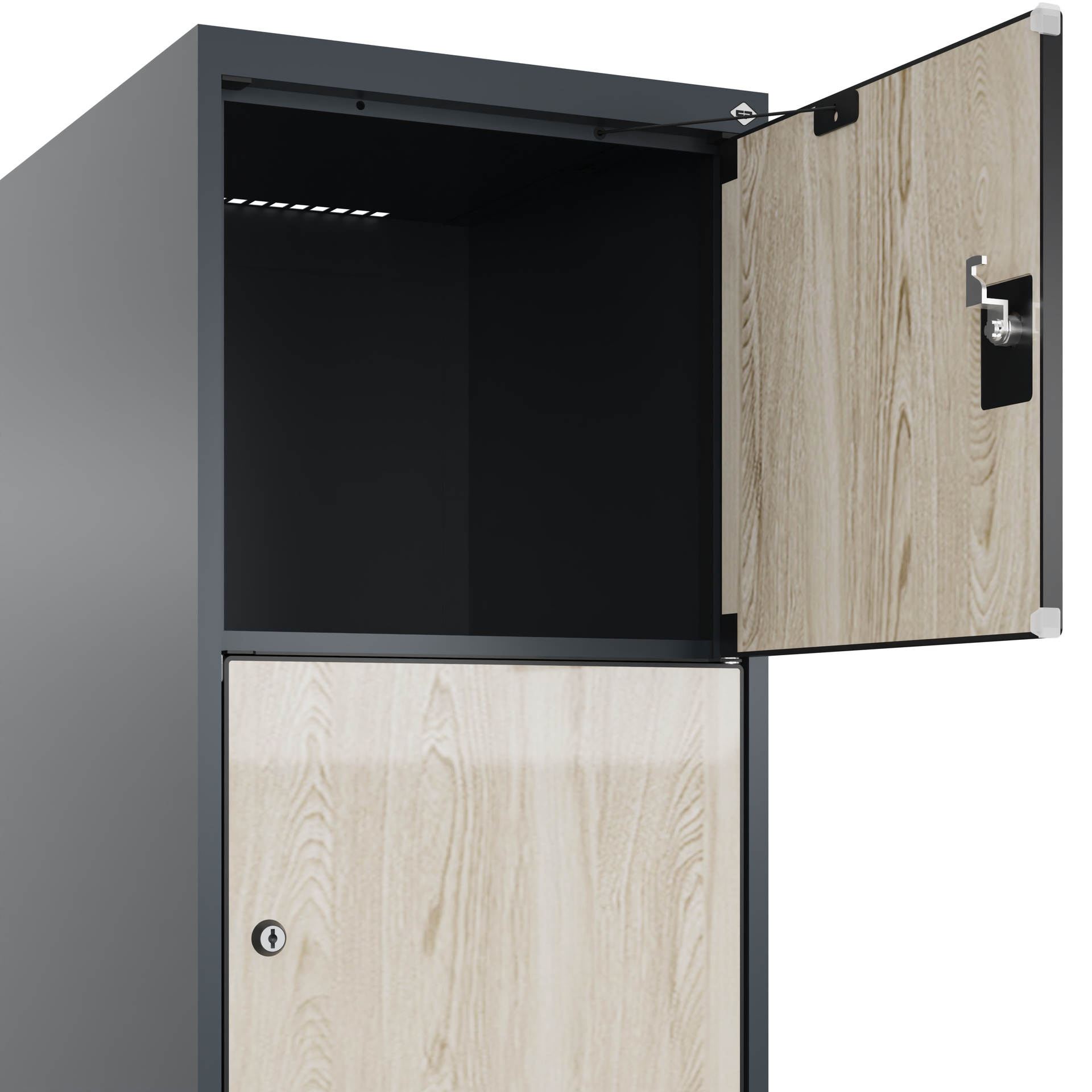 C+P Schlie�fachschrank Evolo PLUS, 5 F�cher, 1850x400x500mm