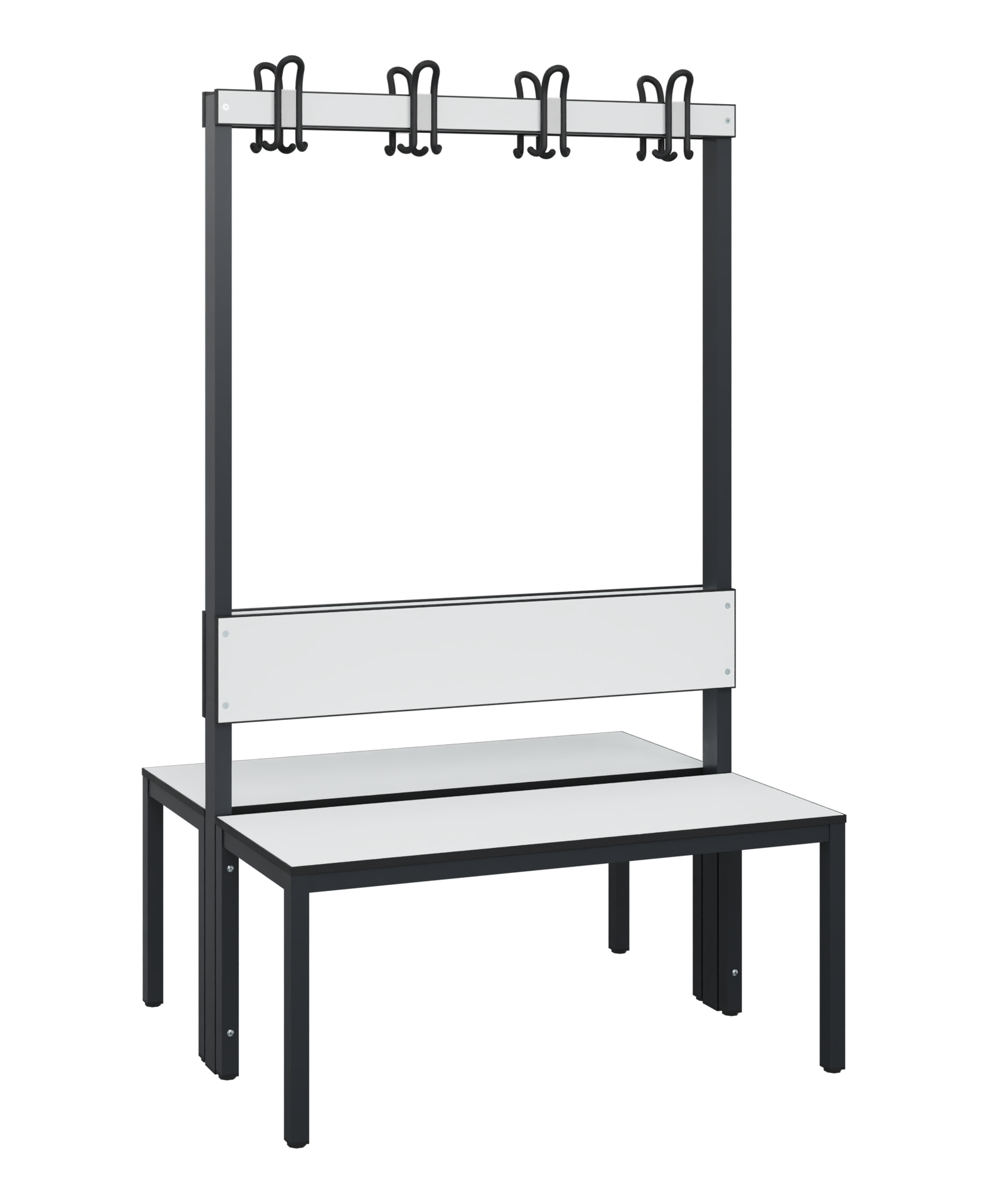 C+P Garderobenbank Solid HPL, 1716x1000x770mm, 7021/VK001