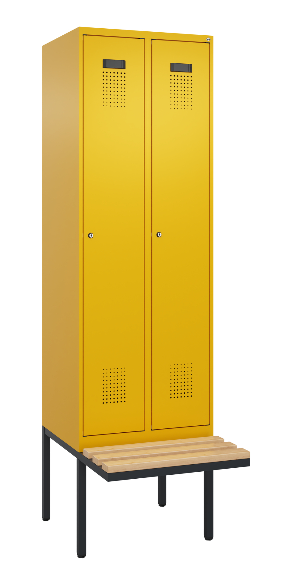 C+P Spind Evolo PLUS, Bank, 2 Abteil, 2120x600x815