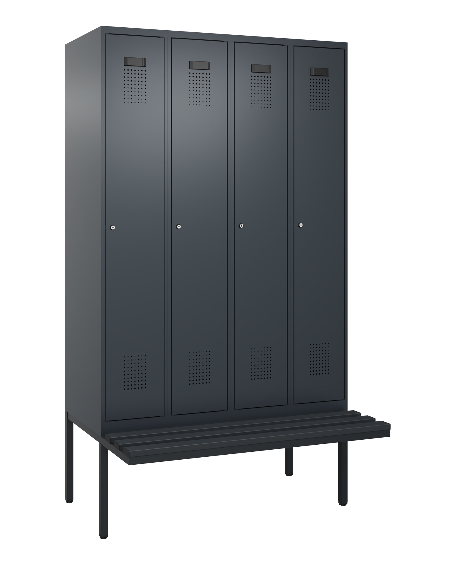C+P Spind Evolo PLUS, Bank, 4 Abteile, 2120x1200x8