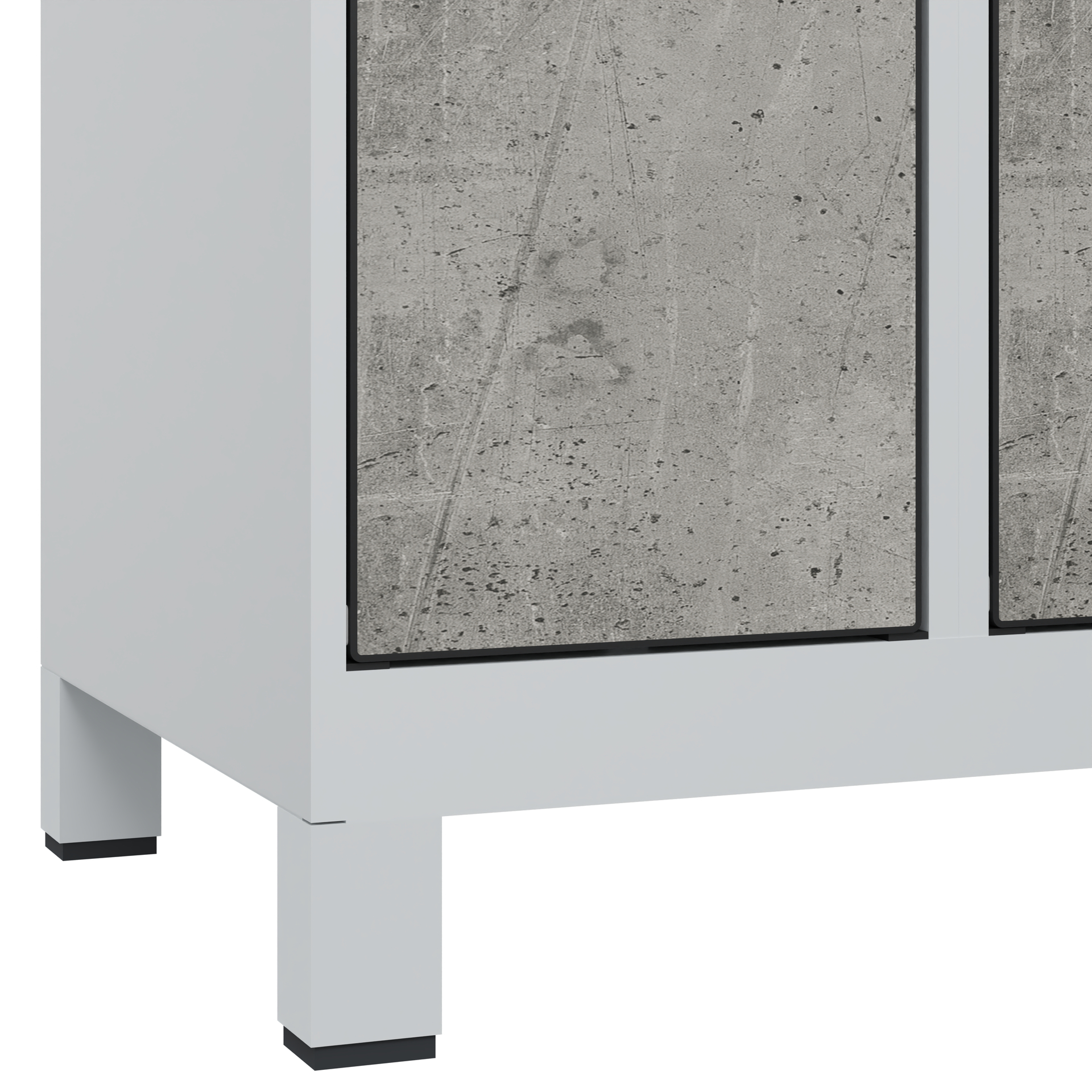 C+P Schlie�fachschrank Evolo PLUS, F��e, 12 F�cher, 1950x1200x500mm