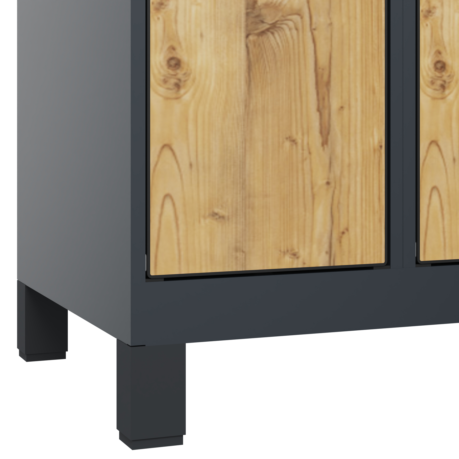 C+P Schlie�fachschrank Evolo PLUS, F��e, 4 F�cher, 1950x300x500mm