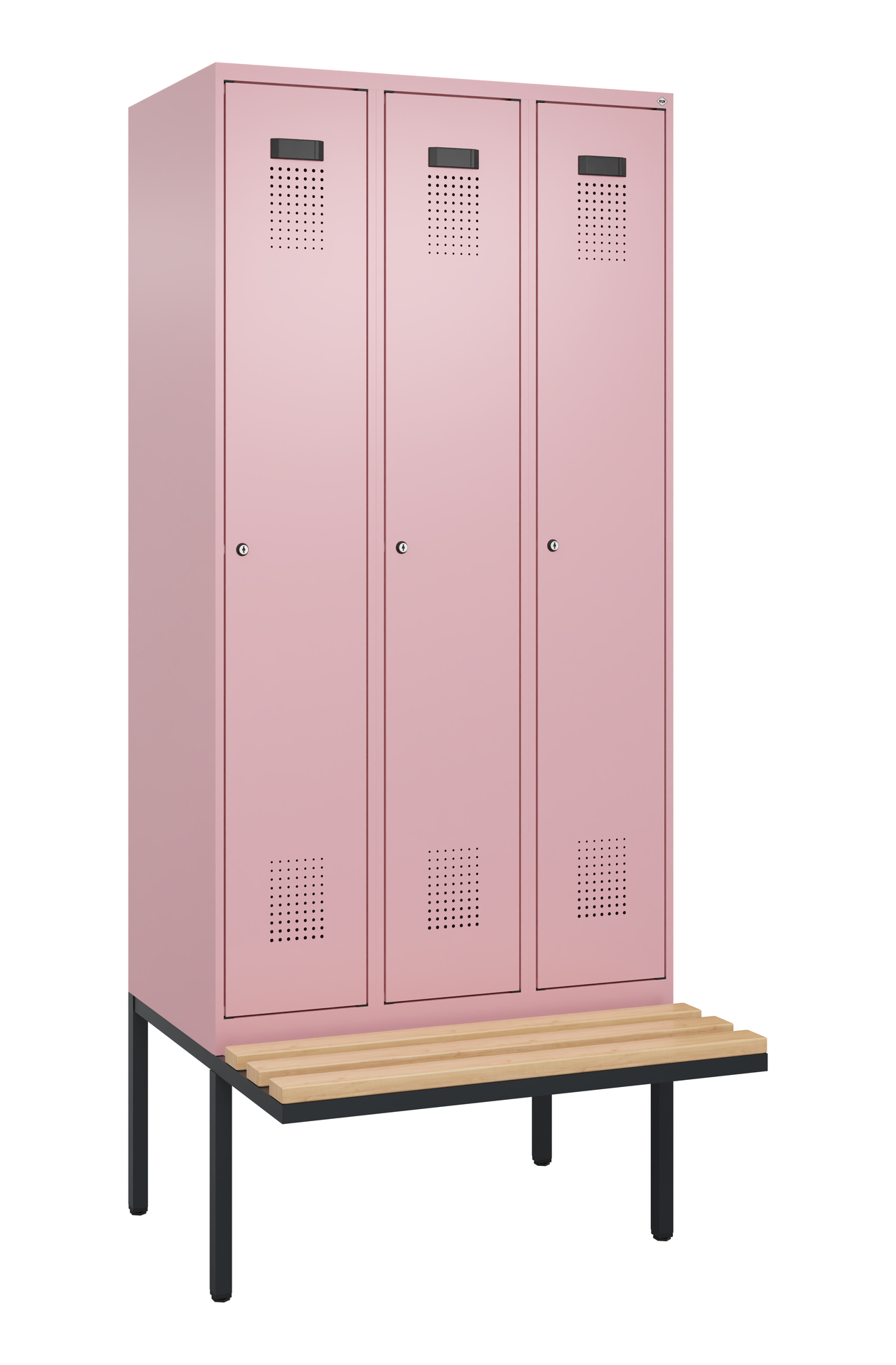 C+P Spind Evolo PLUS, Bank, 3 Abteile, 2120x900x81