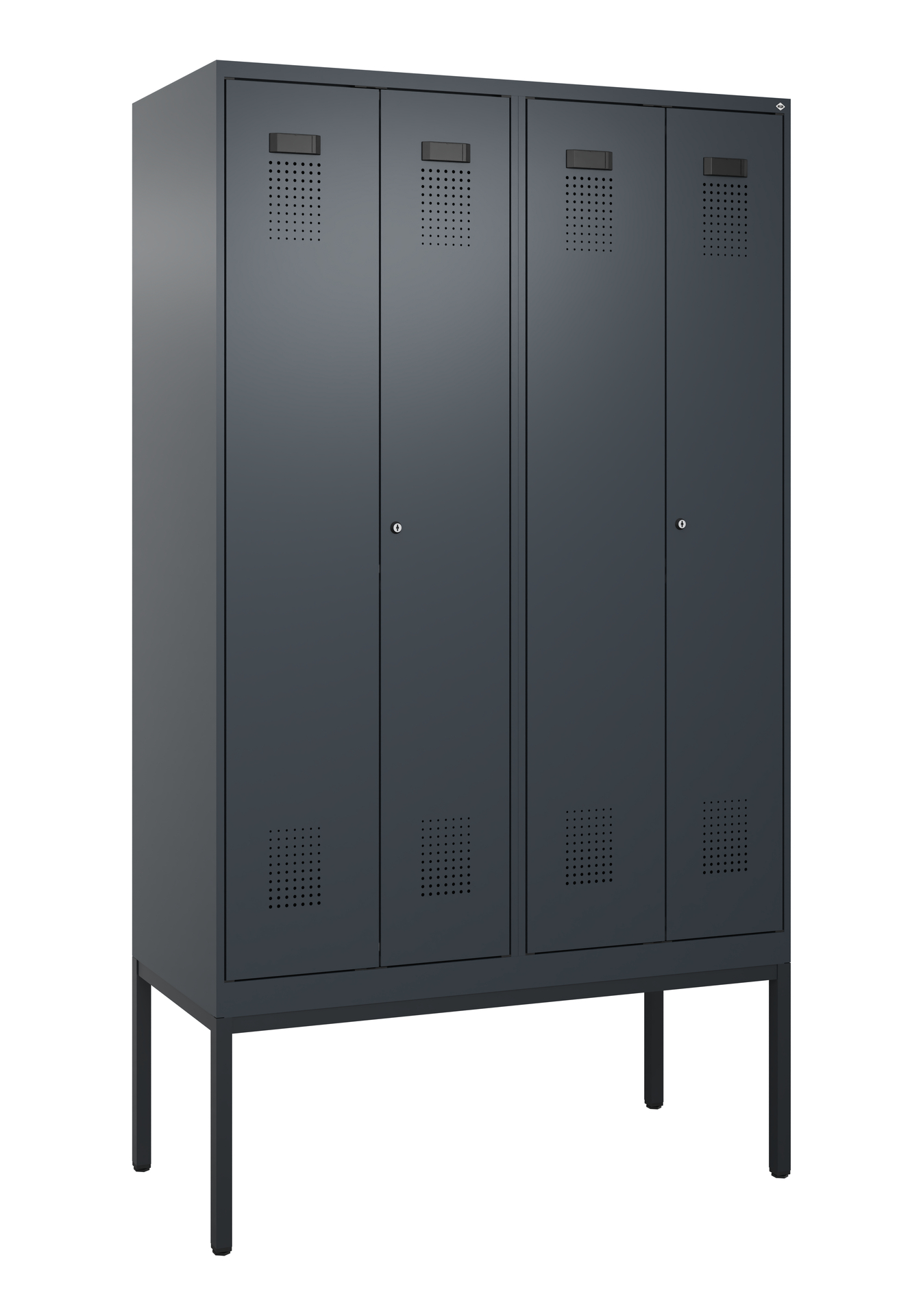 C+P PSA Doppel-Spind Evolo PLUS, Gestell, 4 Abteil