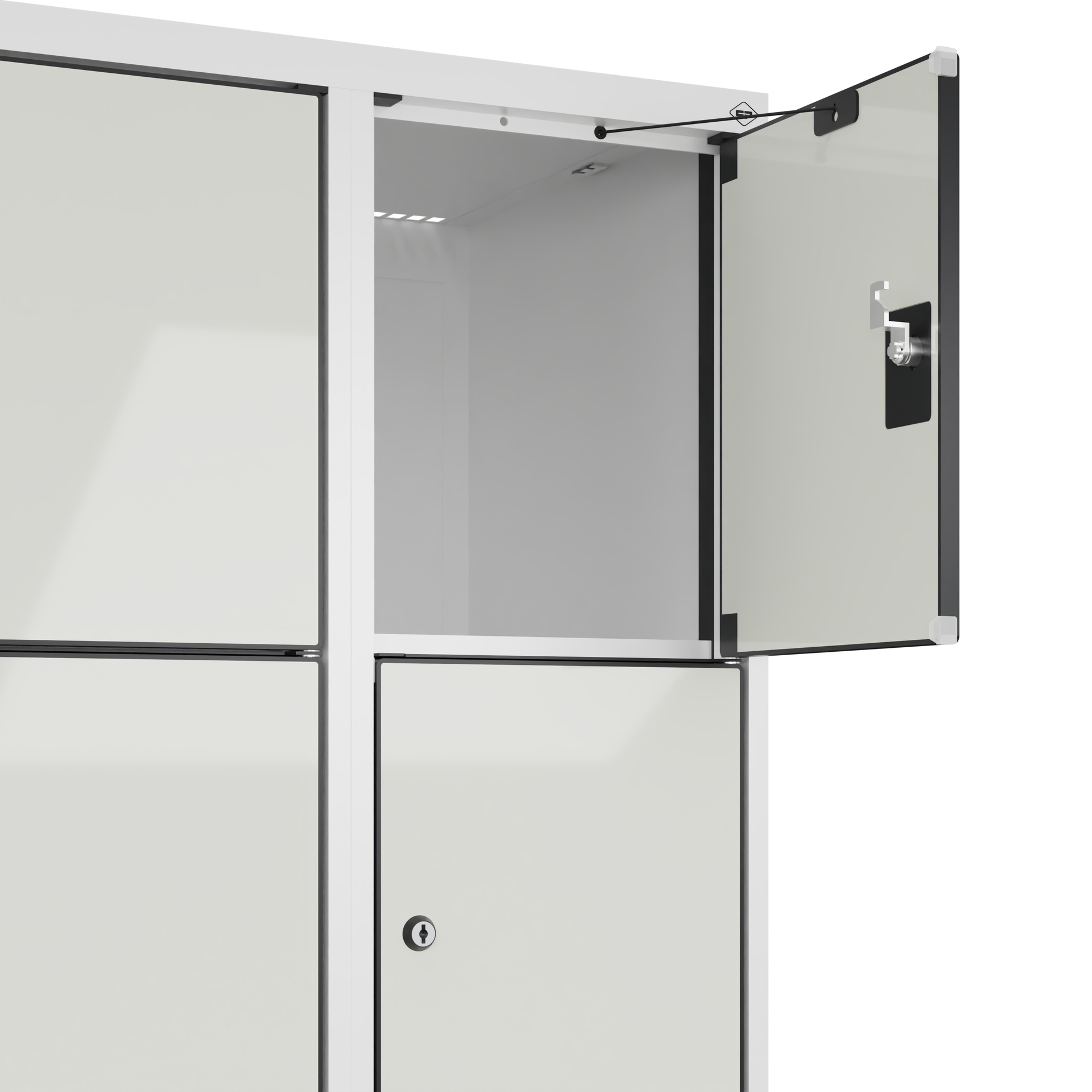 C+P Schlie�fachschrank Evolo PLUS, 20 F�cher, 1850x1200x500mm