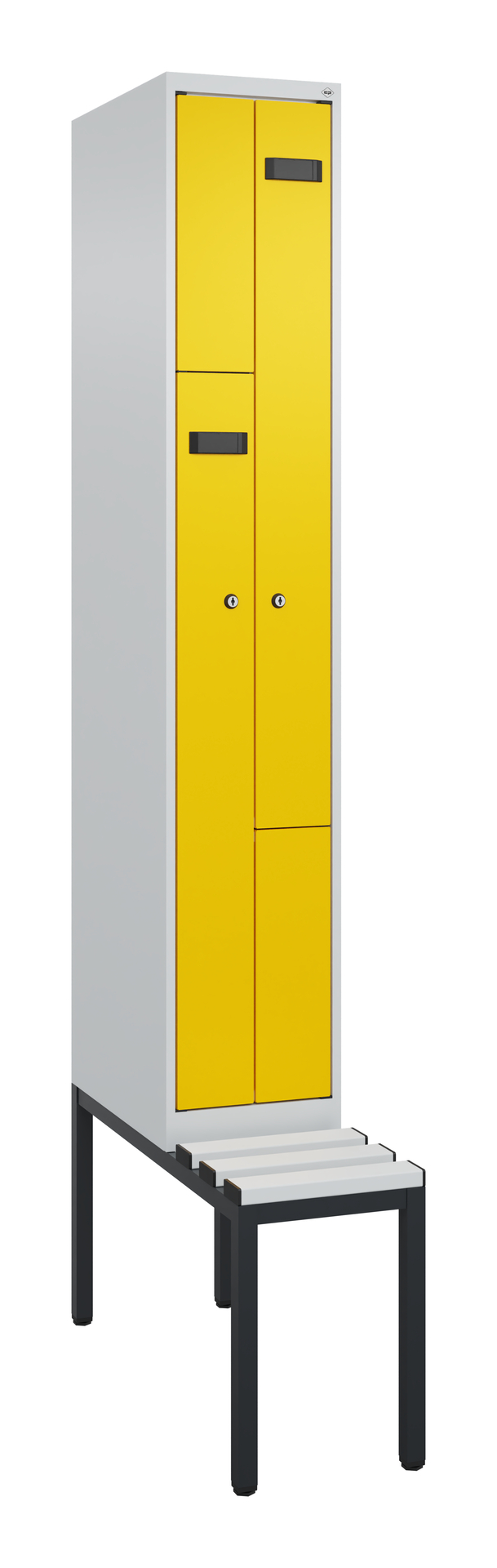 C+P Z-Spind Evolo PLUS, Bank, 2 Fächer, 2120x300x8