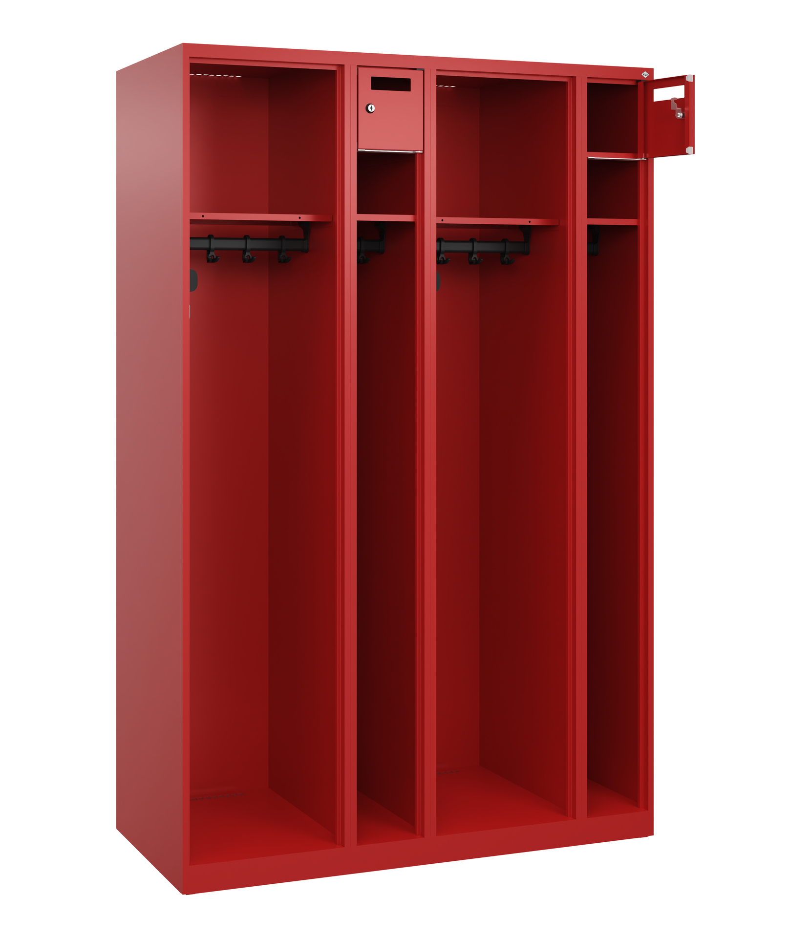 C+P Feuerwehrspind Kombi Open, 2 Abteile, 1850x120