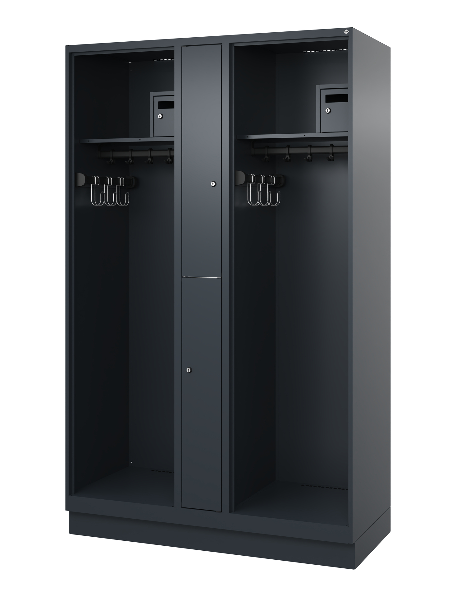 C+P Feuerwehrspind Maxi, 2 Fächer, 1850x1200x500mm