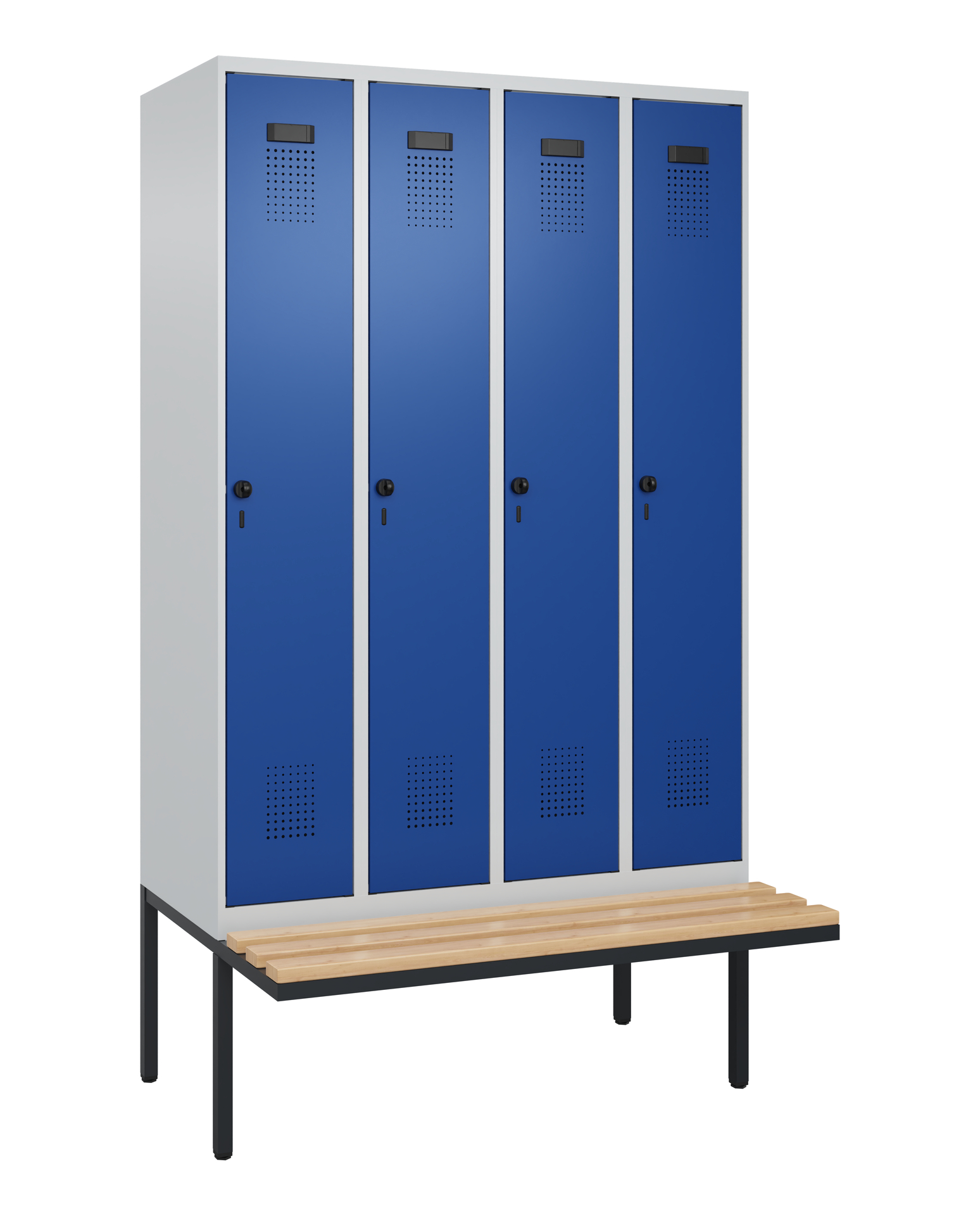 C+P Spind Evolo PLUS, Bank, 4 Abteile, 2120x1200x8
