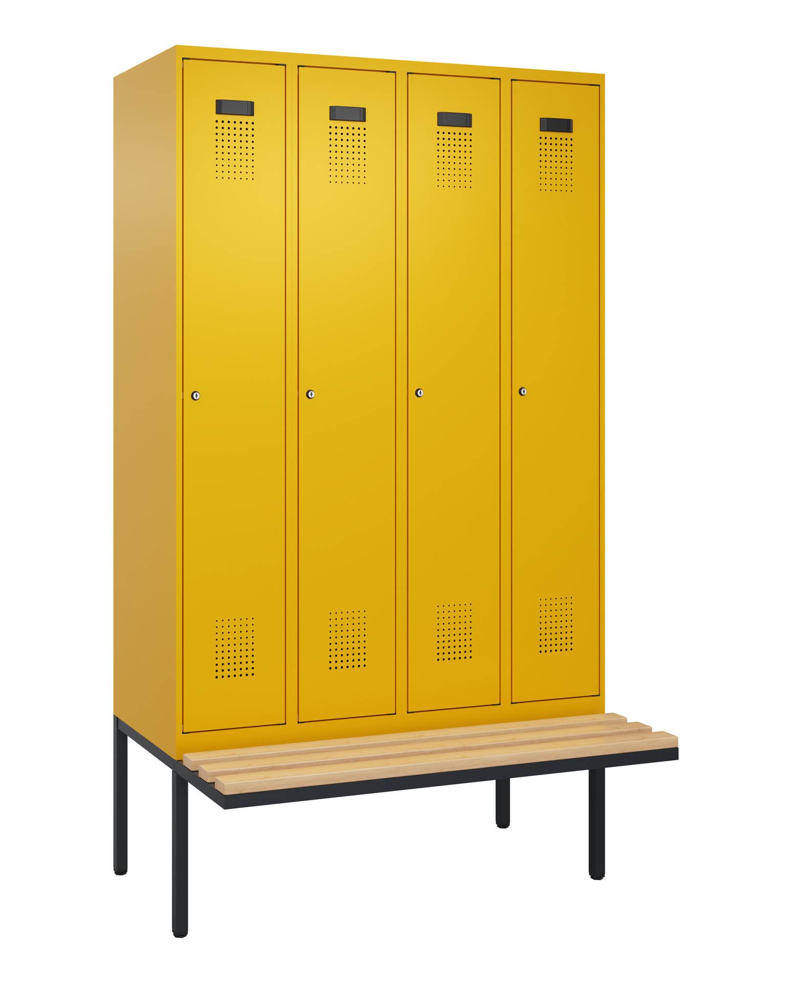 C+P Spind Evolo PLUS, Bank, 4 Abteile, 2120x1200x8