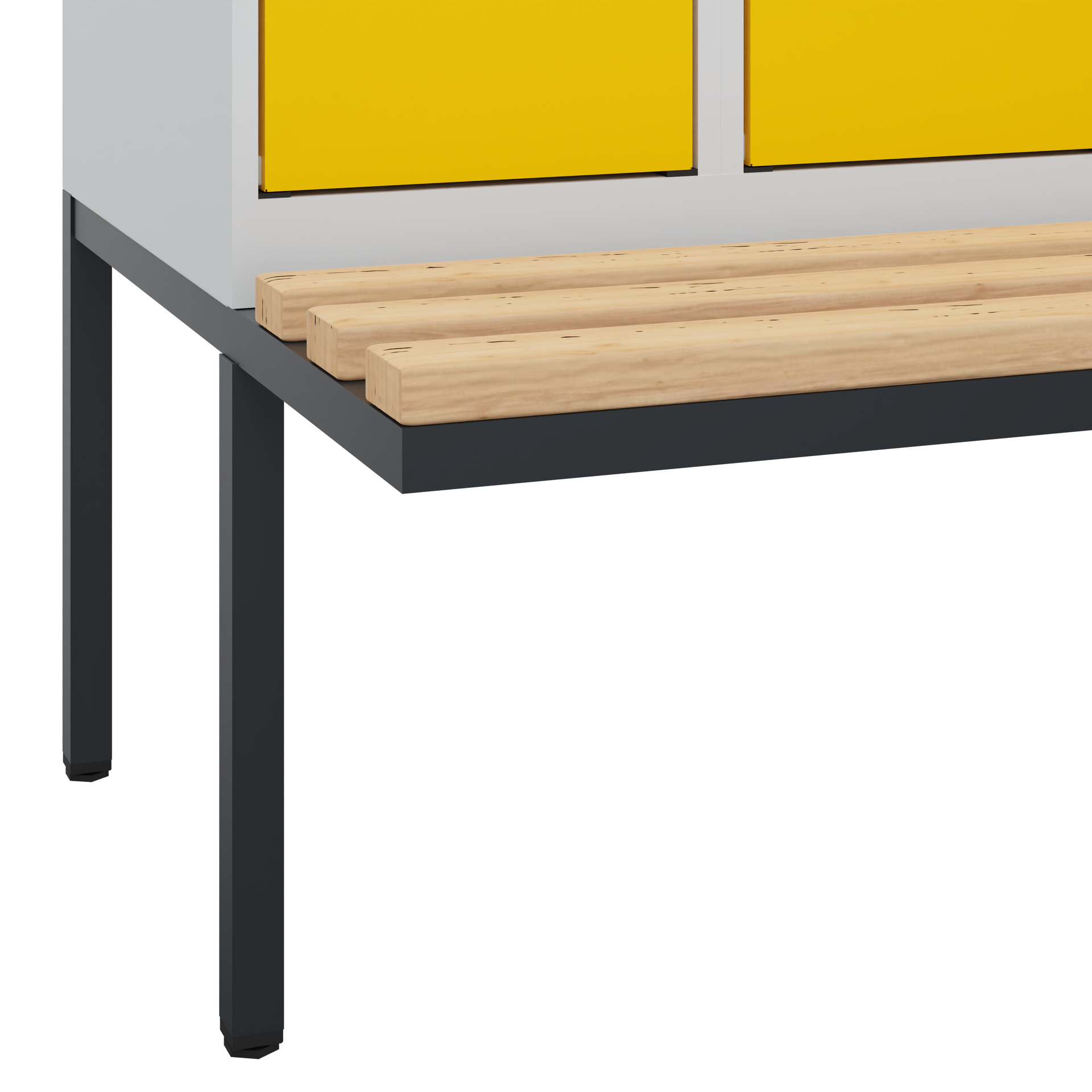 C+P Spind Evolo PLUS, Bank, 2 Abteil, 2120x600x815