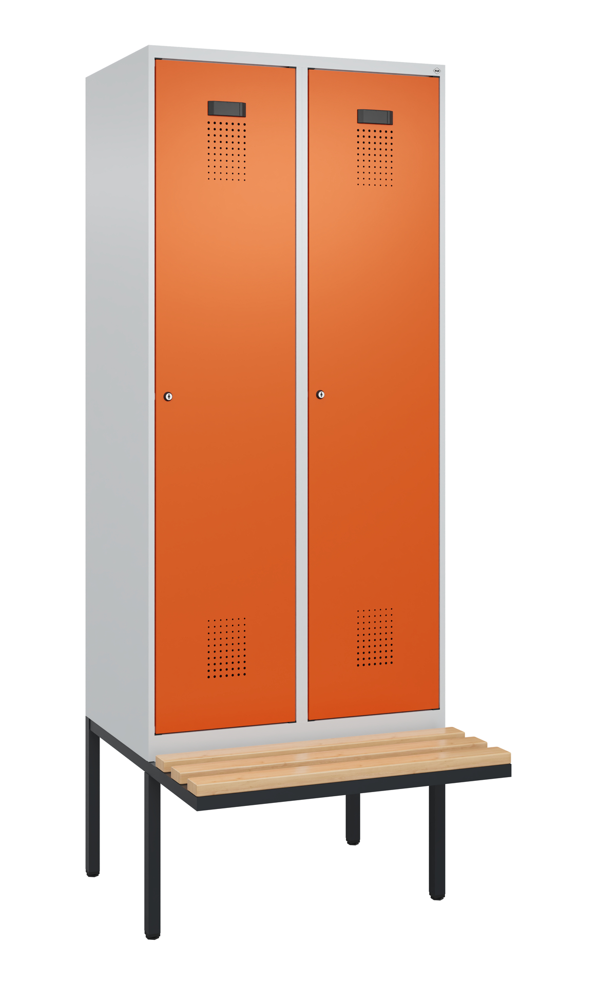 C+P Spind Evolo PLUS, Bank, 2 Abteile, 2120x800x81