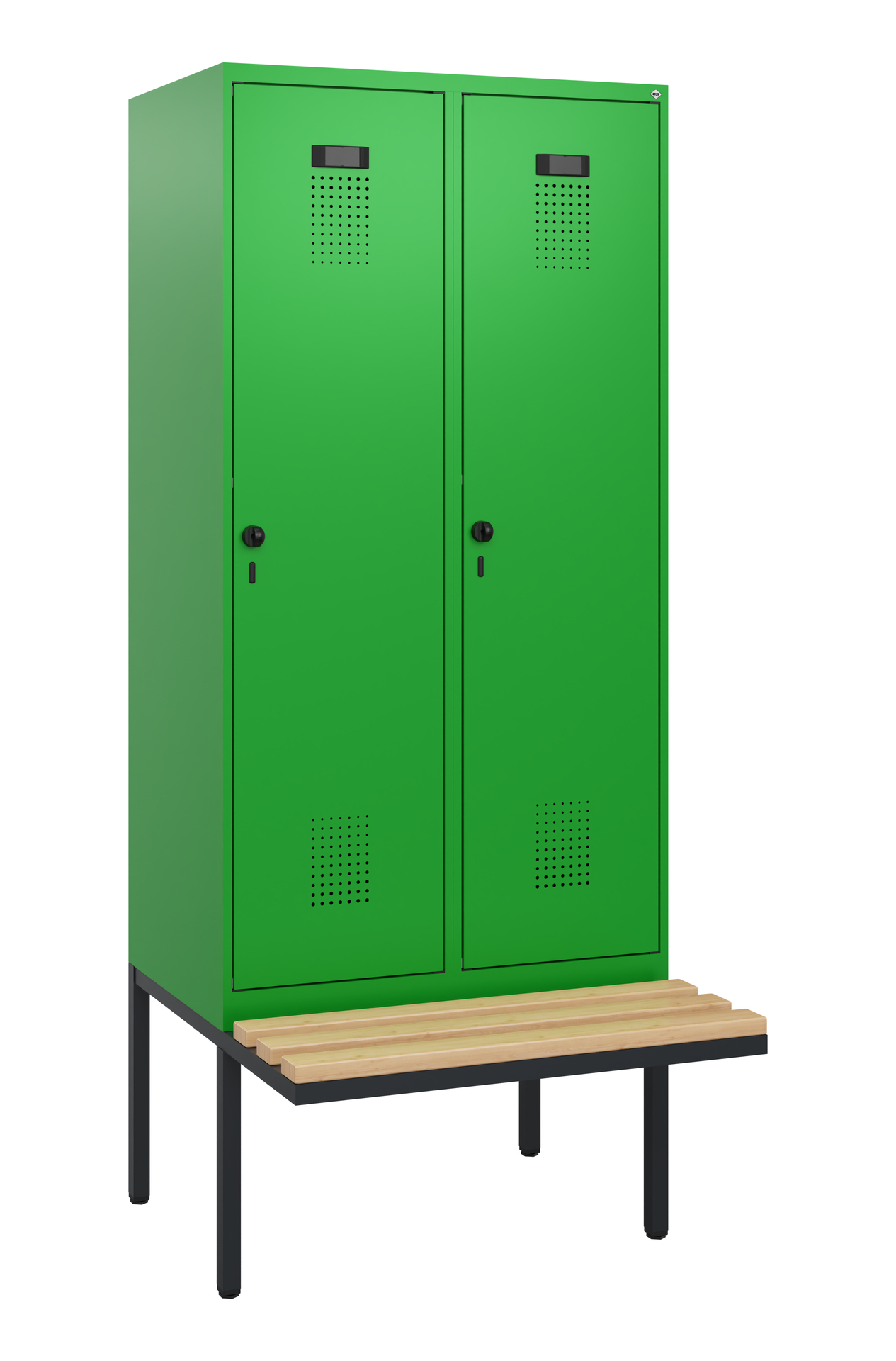 C+P Spind Evolo PLUS, Bank, 2 Abteile, 1950x800x81