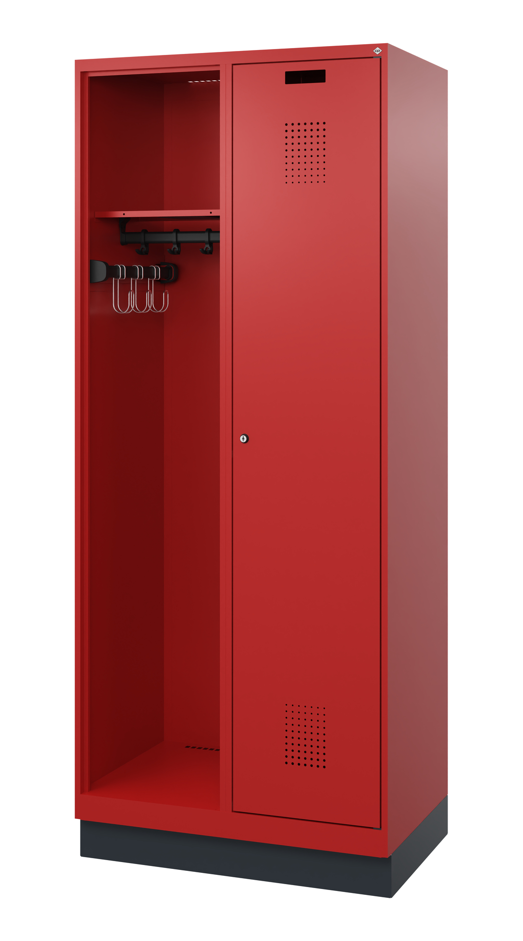 C+P Feuerwehrspind Kombi, 1 Abteil, 1850x800x500mm