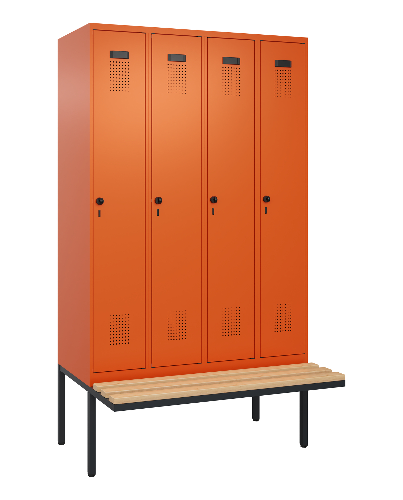 C+P Spind Evolo PLUS, Bank, 4 Abteile, 2120x1200x8