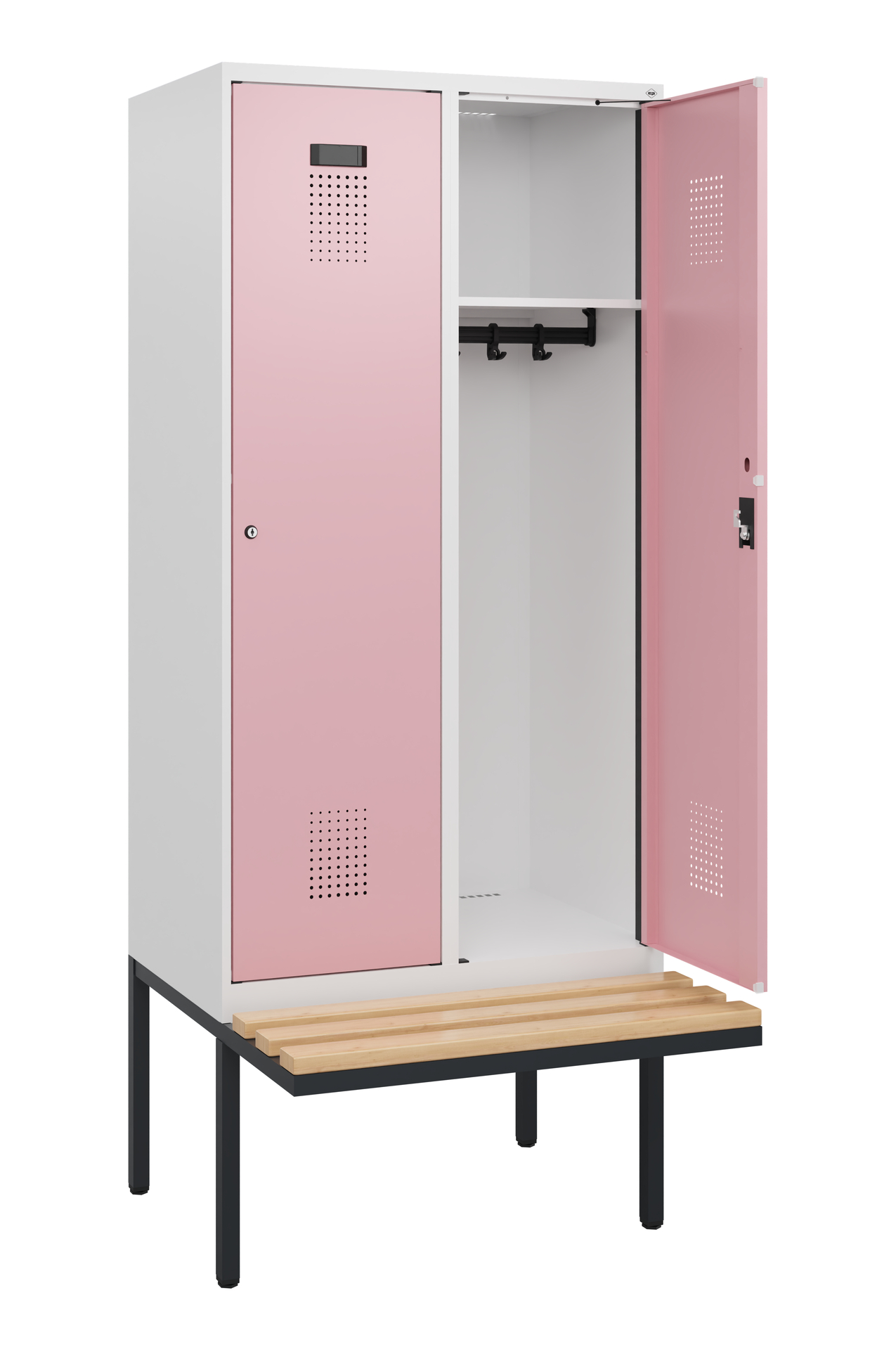 C+P Spind Evolo PLUS, Bank, 2 Abteile, 1950x800x81
