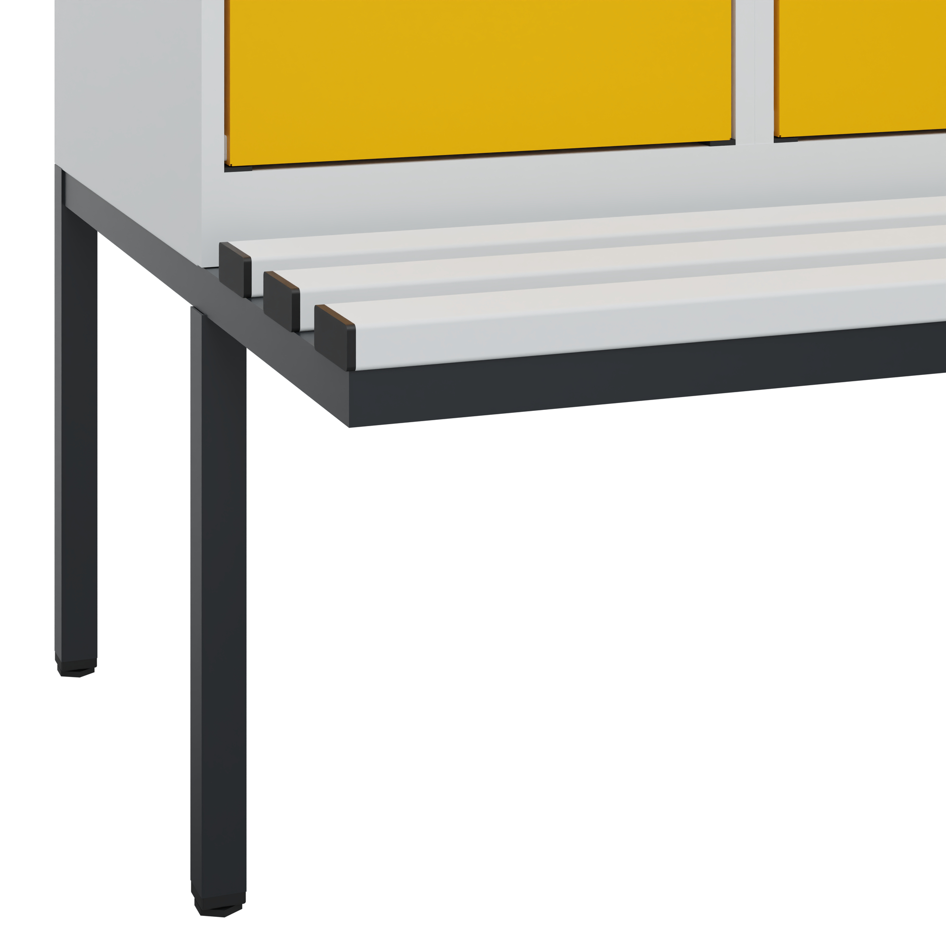 C+P Spind Evolo PLUS, Bank, 2 Abteile, 1950x800x81