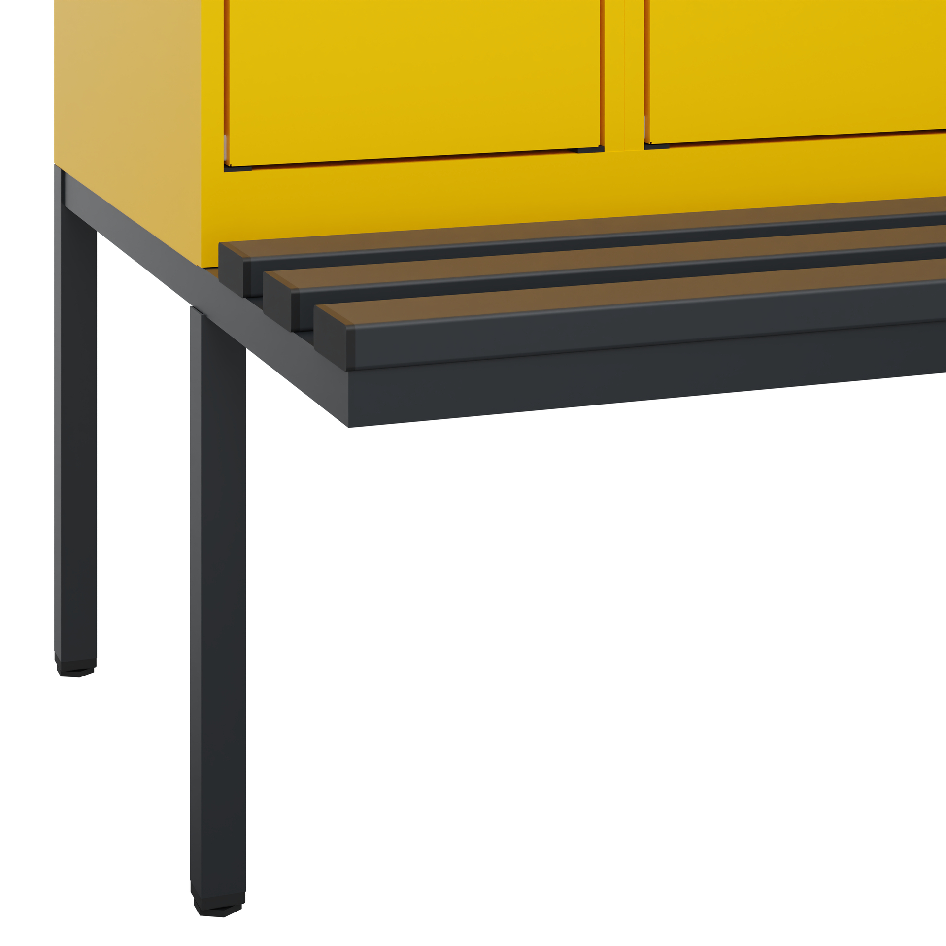 C+P Spind Evolo PLUS, Bank, 3 Abteile, 1950x900x81