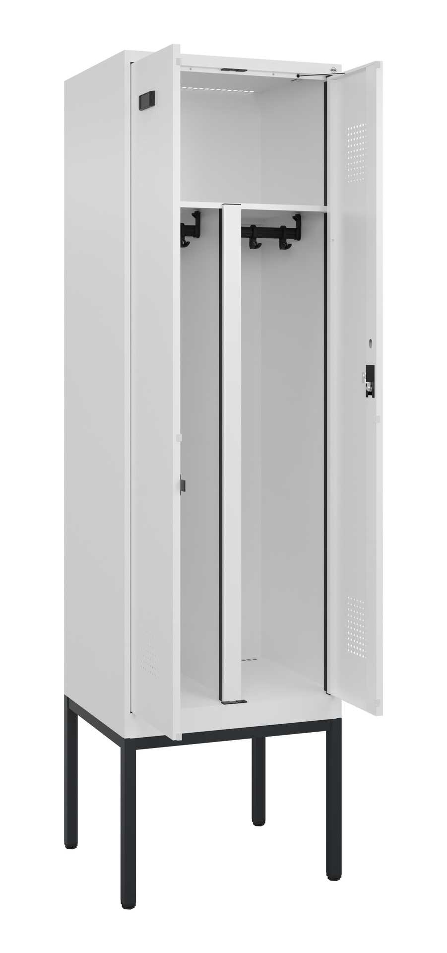 C+P PSA Doppel-Spind Evolo PLUS, Gestell, 2 Abteil