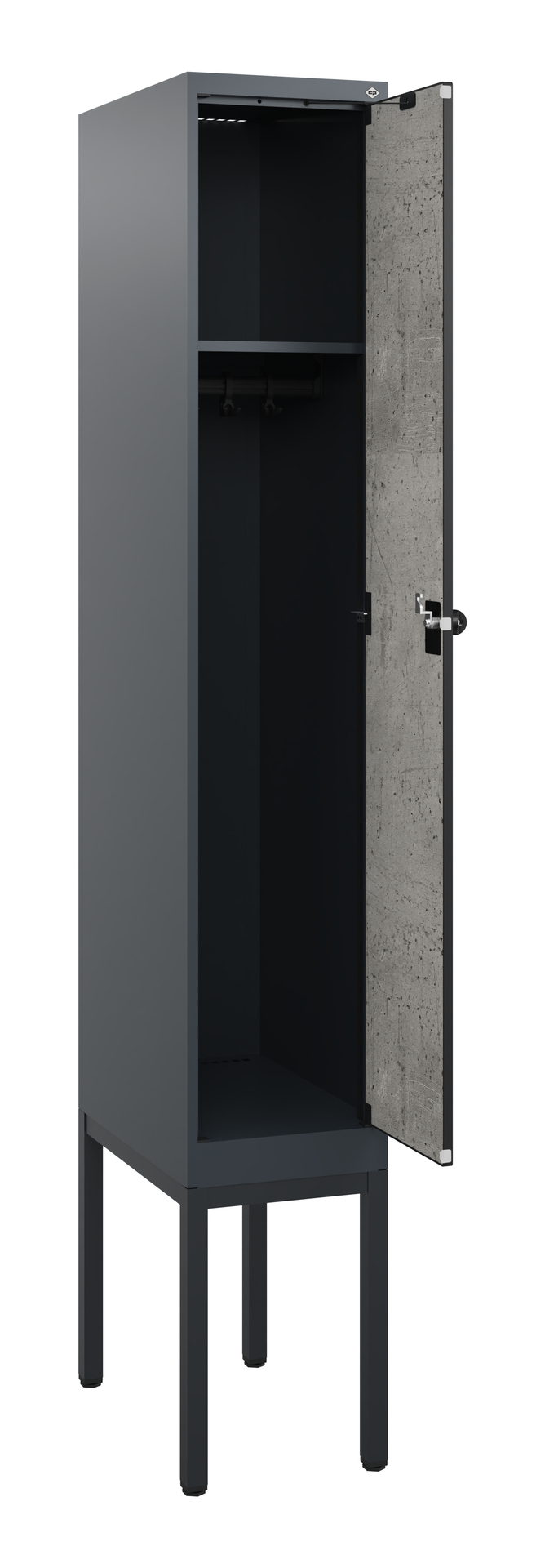 C+P Spind Evolo PLUS, Gestell, 1 Abteil, 1950x300x500mm C+P Spind Evolo PLUS, Gestell, 1 Abteil, 1950x300x500mm