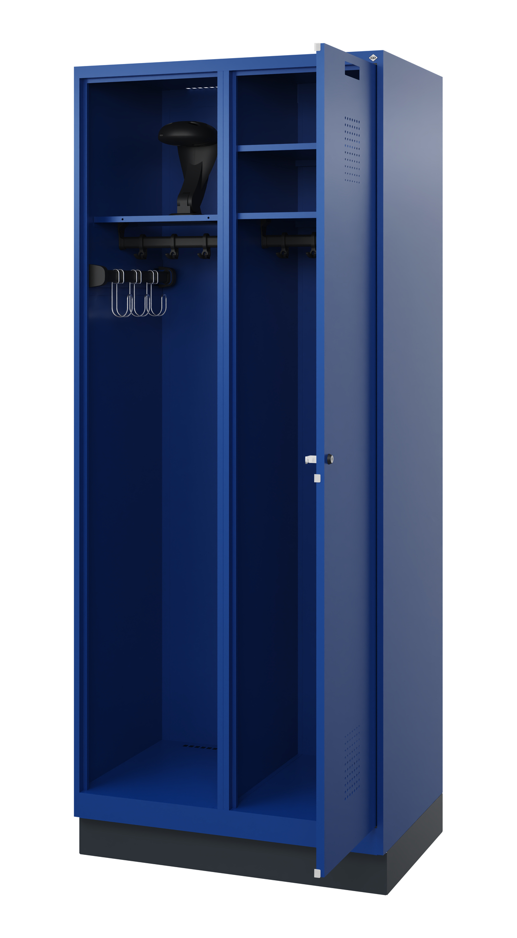 C+P Feuerwehrspind Kombi, 1 Abteil, 1850x800x500mm