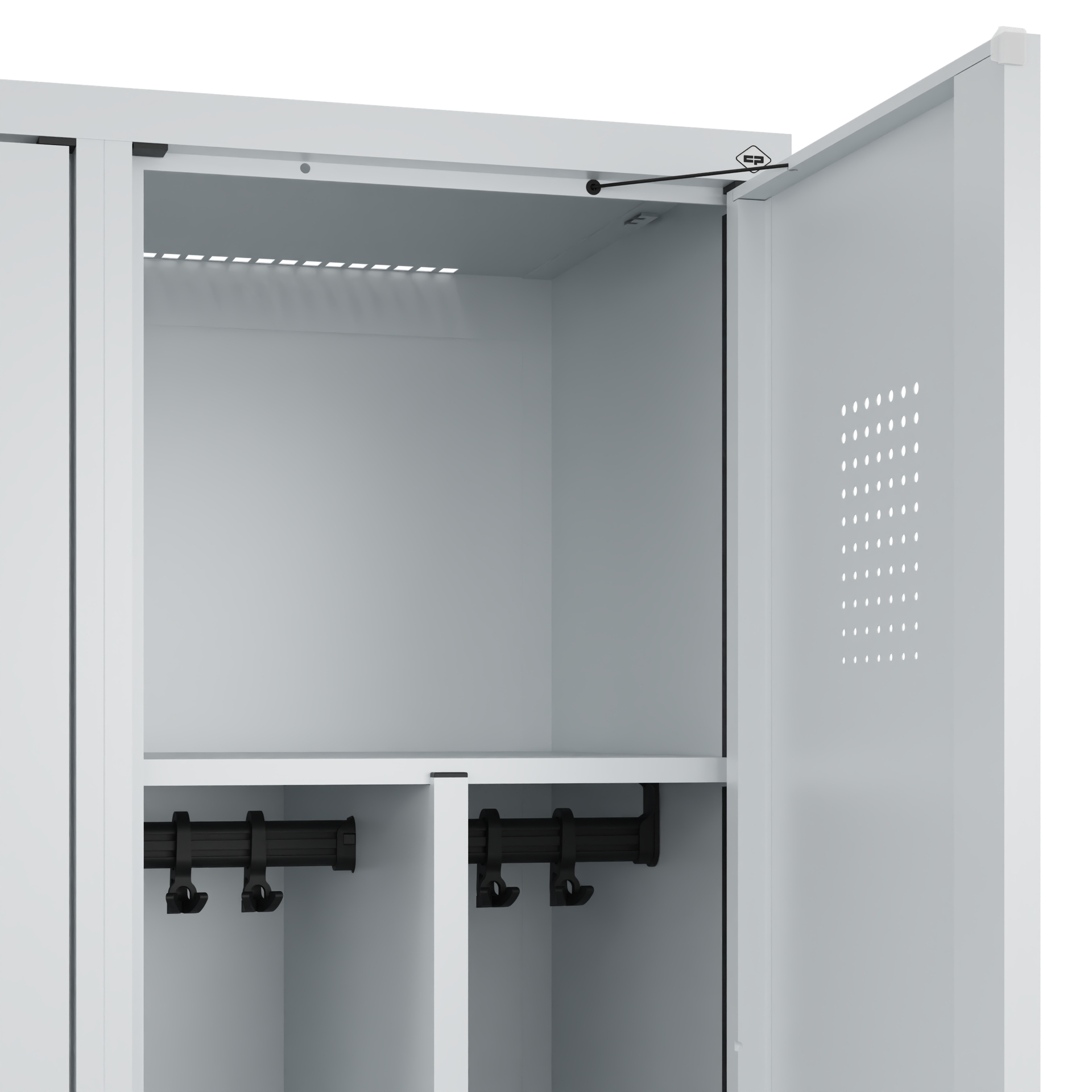 C+P Spind Evolo PLUS, Bank, 3 Abteile, 2120x1200x815mm