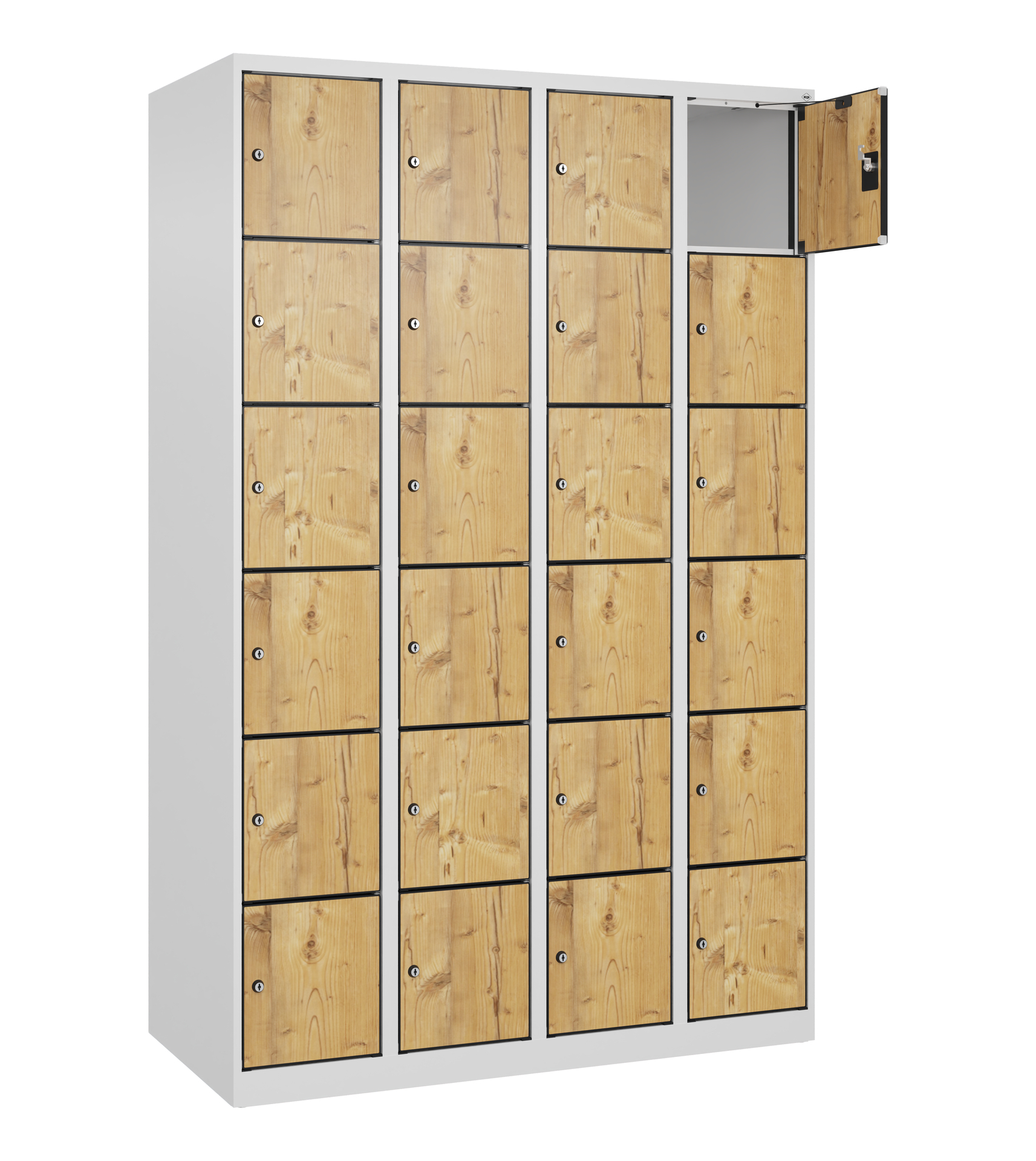 C+P Schlie�fachschrank Evolo PLUS, 24 F�cher, 1850x1200x500mm