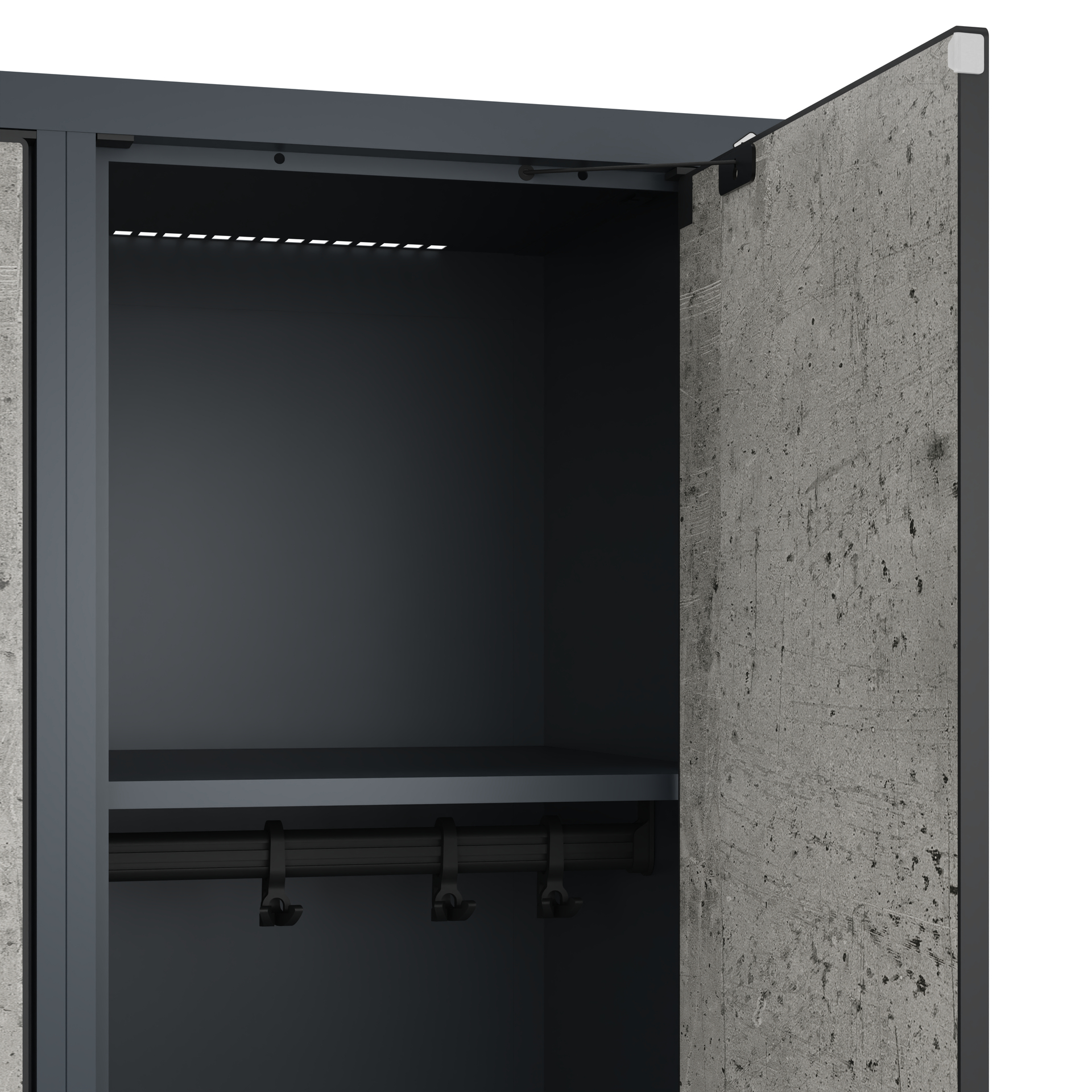 C+P Spind Evolo PLUS, 1 Abteil, 1850x400x500mm