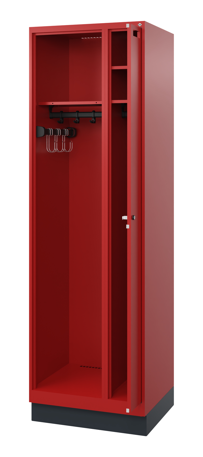 C+P Feuerwehrspind Kombi, 1 Abteil, 1850x600x500mm