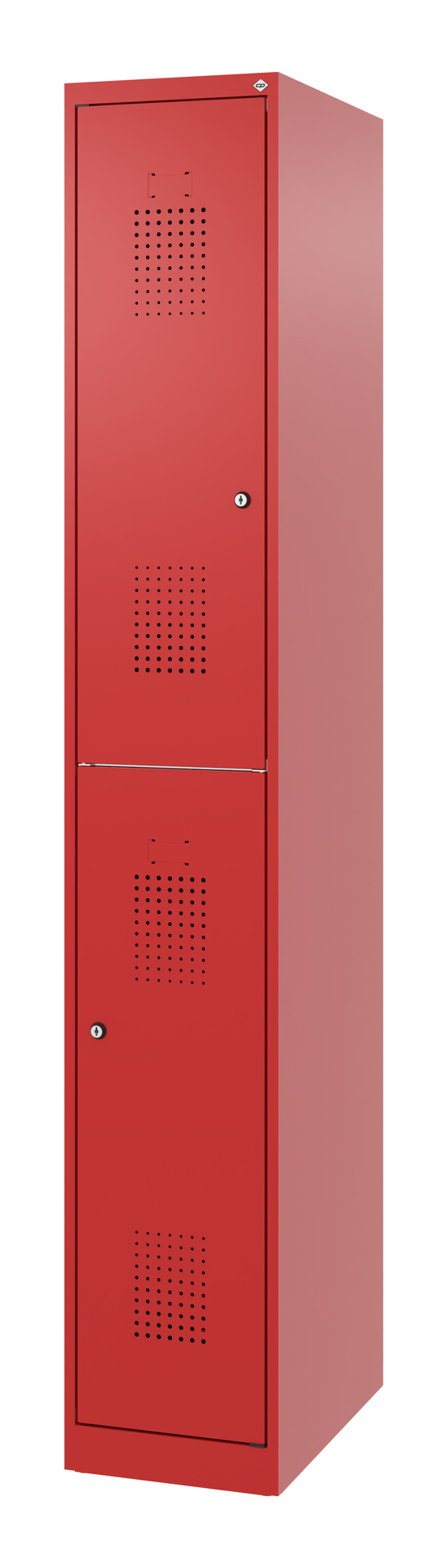 C+P Feuerwehrspind FLEXO WHITE, 1 Abteil, 2 Stöcki