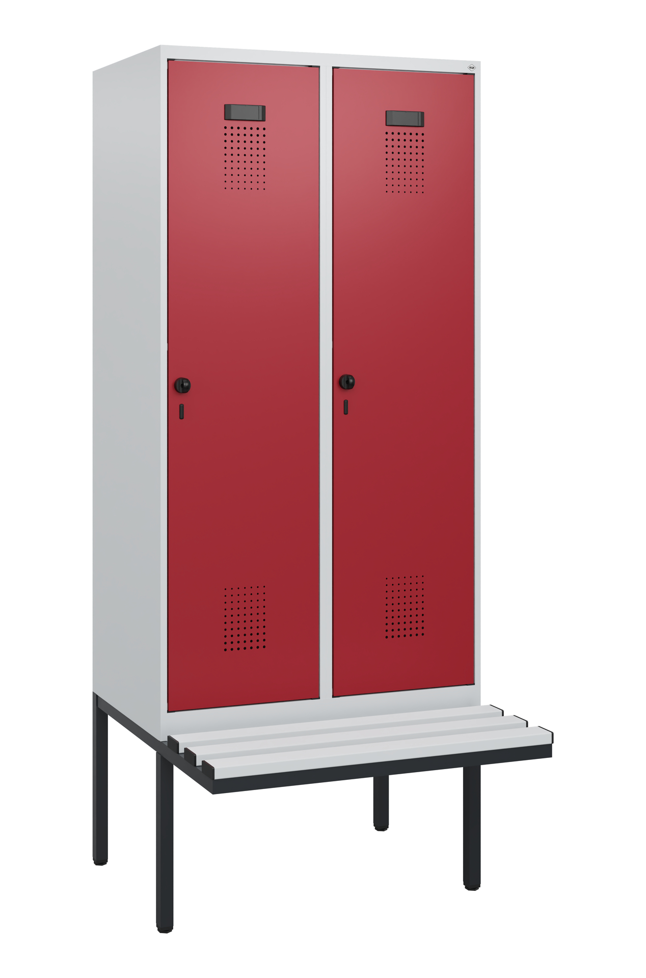 C+P Spind Evolo PLUS, Bank, 2 Abteile, 1950x800x81