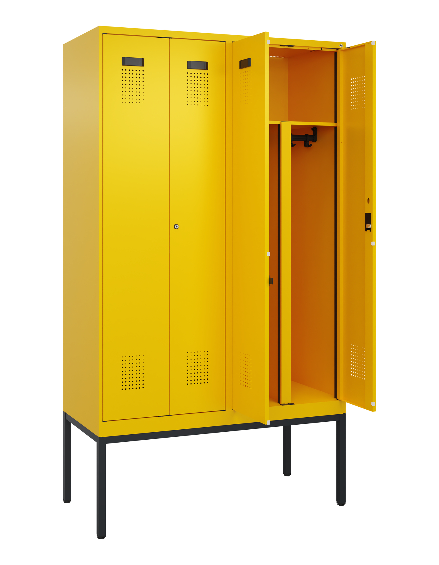 C+P PSA Doppel-Spind Evolo PLUS, Gestell, 4 Abteil