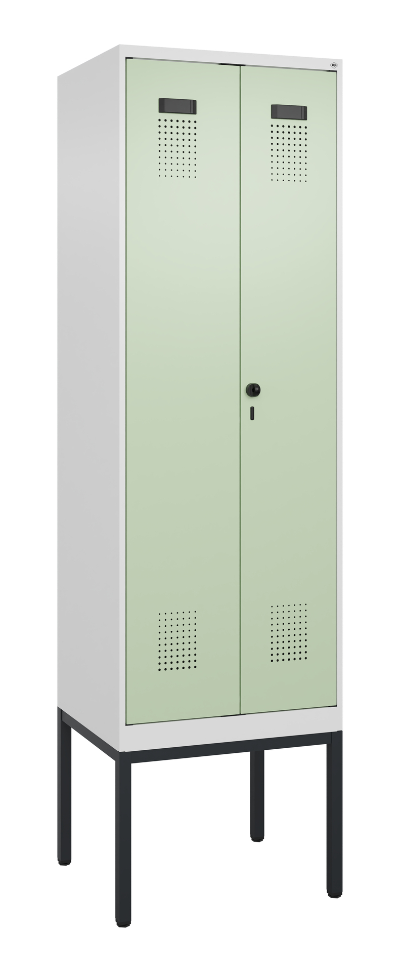 C+P PSA Doppel-Spind Evolo PLUS, Gestell, 2 Abteil