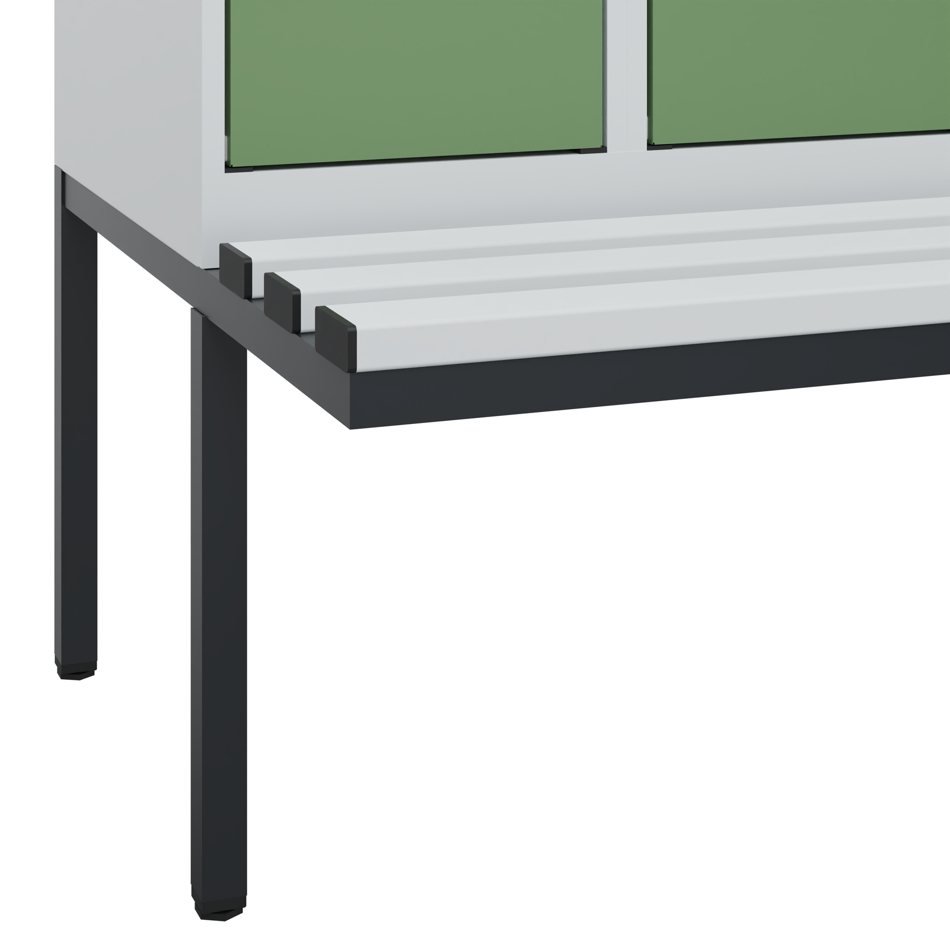 C+P Spind Evolo PLUS, Bank, 4 Abteile, 1950x1200x8