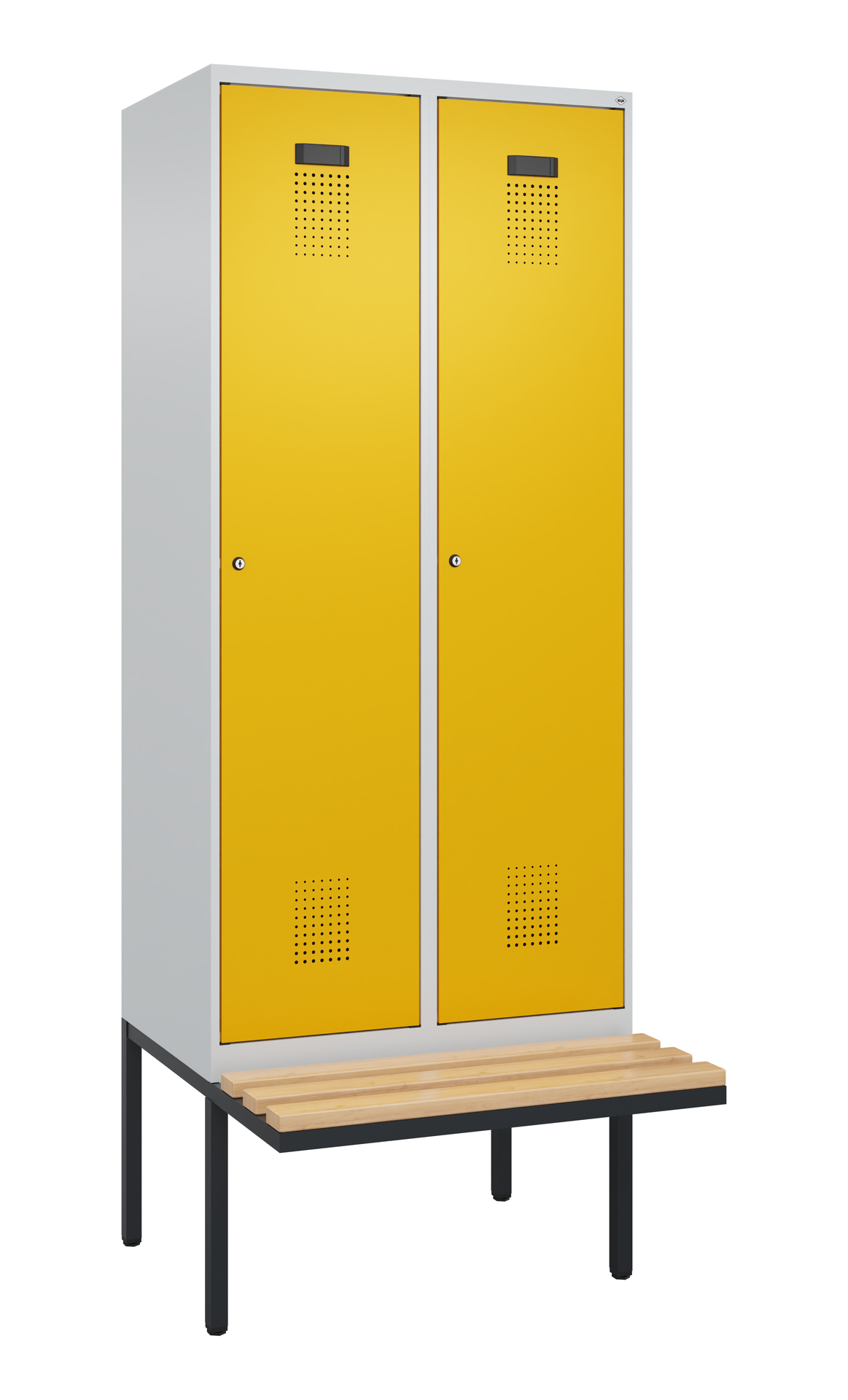 C+P Spind Evolo PLUS, Bank, 2 Abteile, 2120x800x81