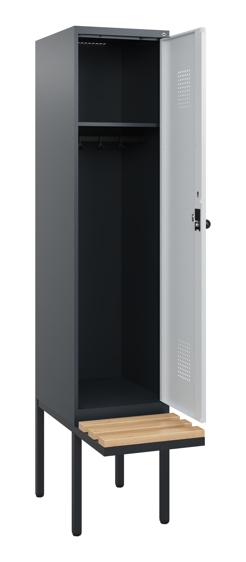 C+P Spind Evolo PLUS, Bank, 1 Abteil, 1950x400x815