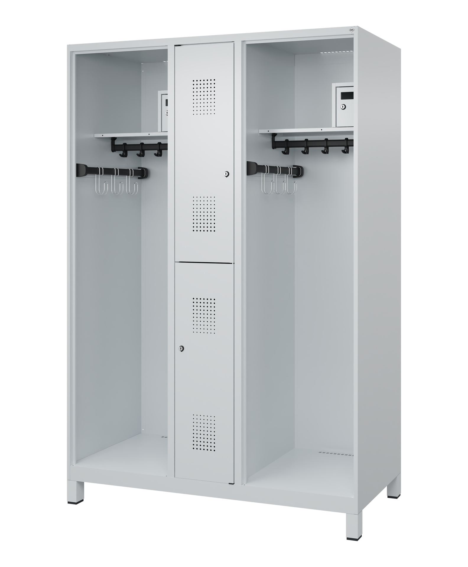 C+P Feuerwehrspind Maxi, 2 Fächer, 1850x1300x600mm