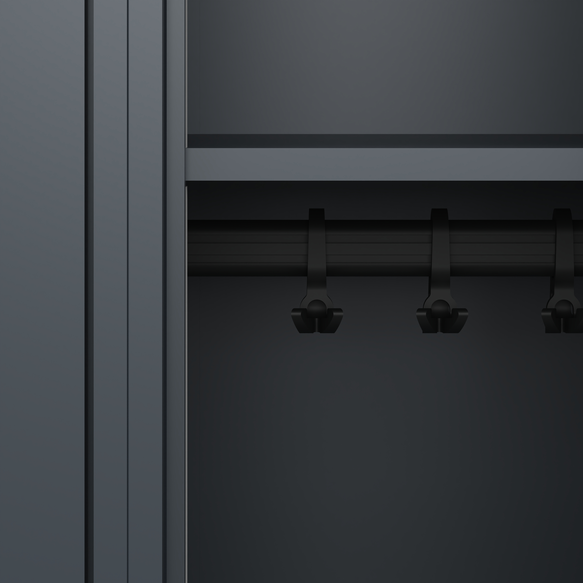 C+P Spind Evolo PLUS, Bank, 2 Abteile, 1950x600x81