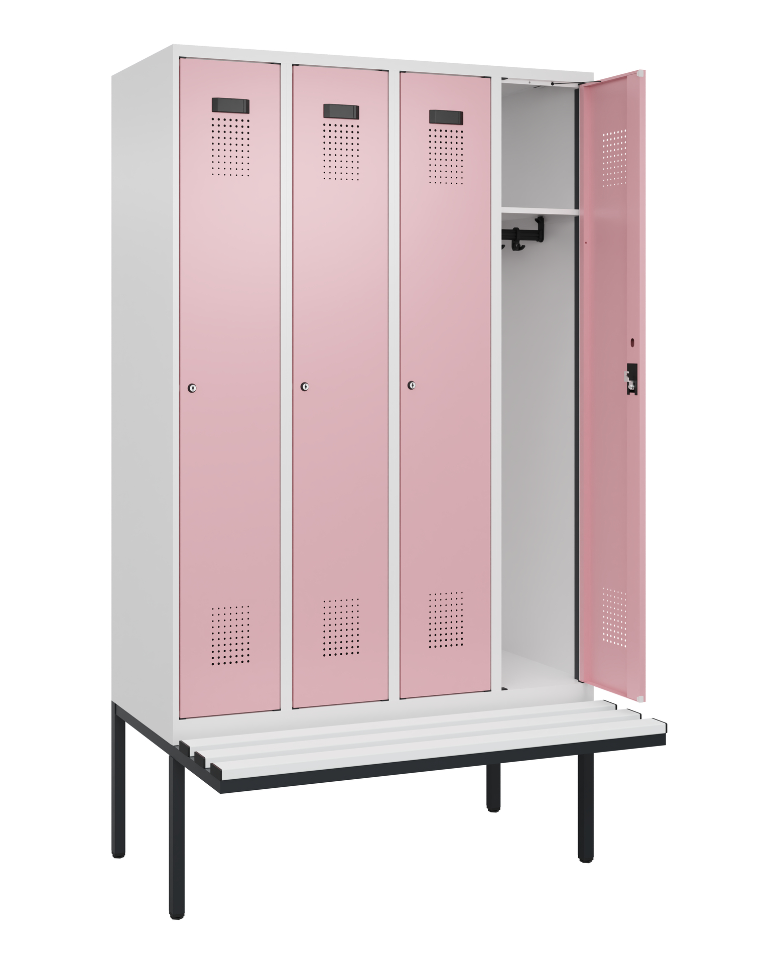 C+P Spind Evolo PLUS, Bank, 4 Abteile, 2120x1200x8