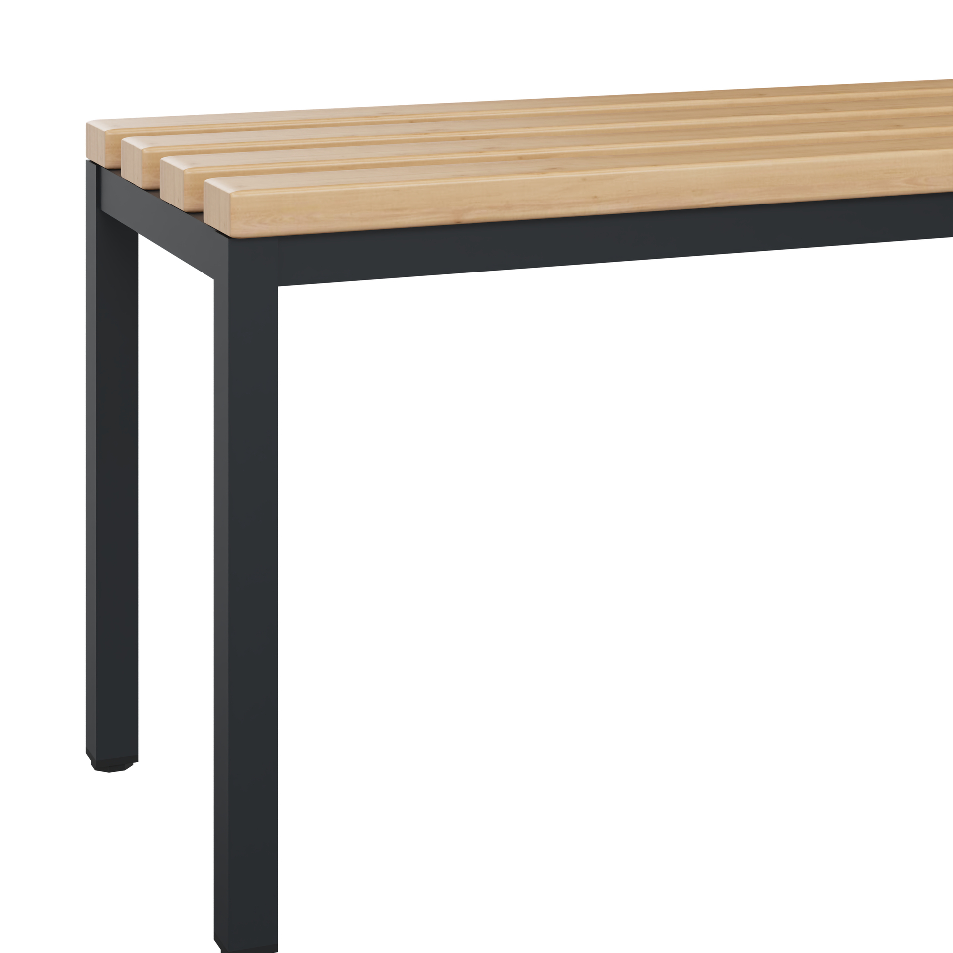 C+P Sitzbank Solid, 450x1000x358mm, 7021/Buche