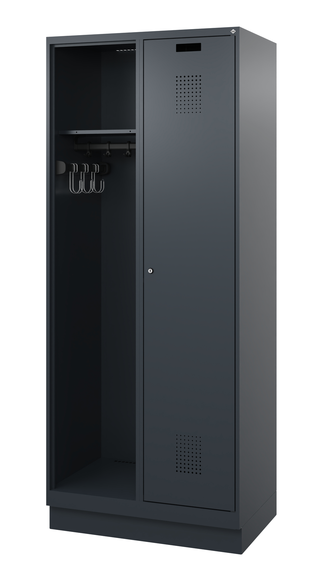 C+P Feuerwehrspind Kombi, 1 Abteil, 1850x800x500mm