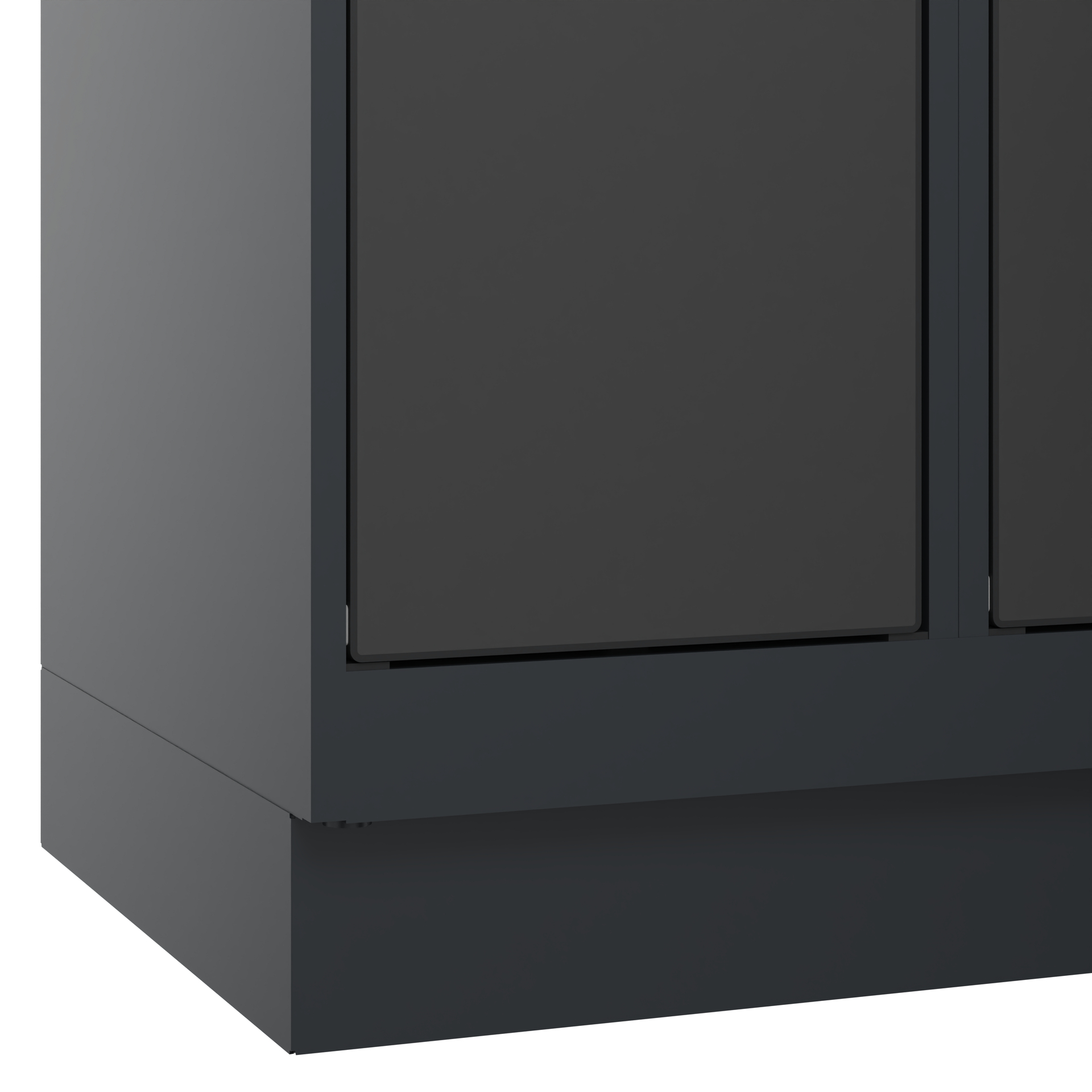 C+P Schlie�fachschrank Evolo PLUS, Sockel, 10 F�cher, 1950x600x500mm