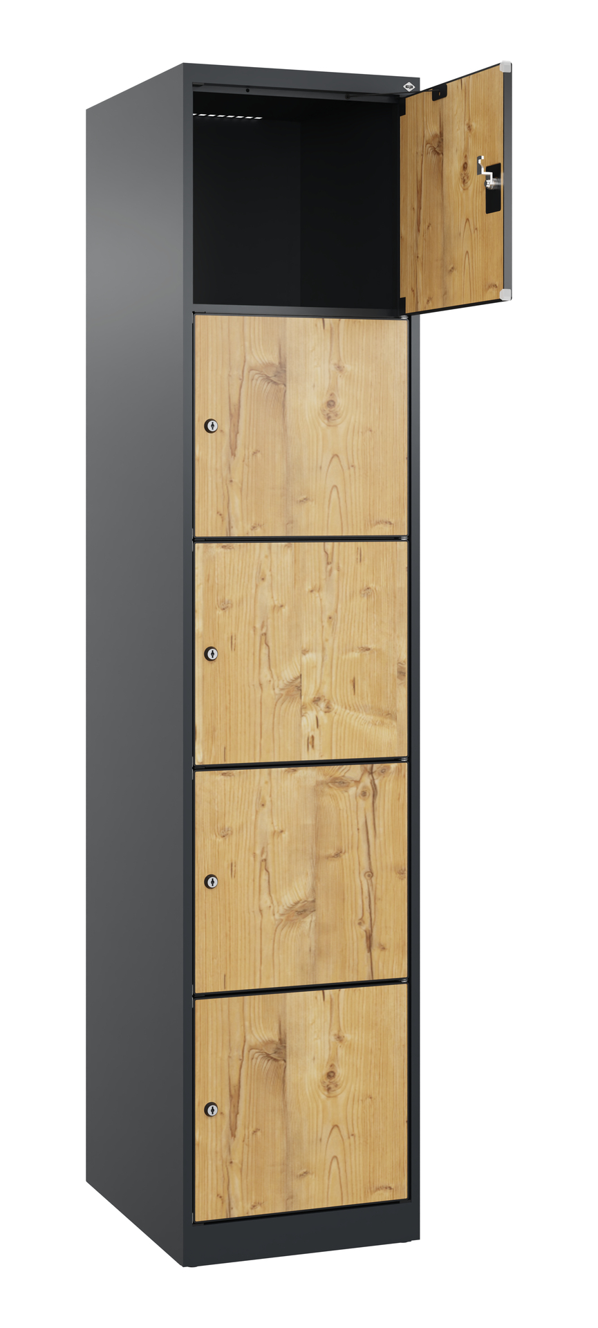 C+P Schlie�fachschrank Evolo PLUS, 5 F�cher, 1850x400x500mm