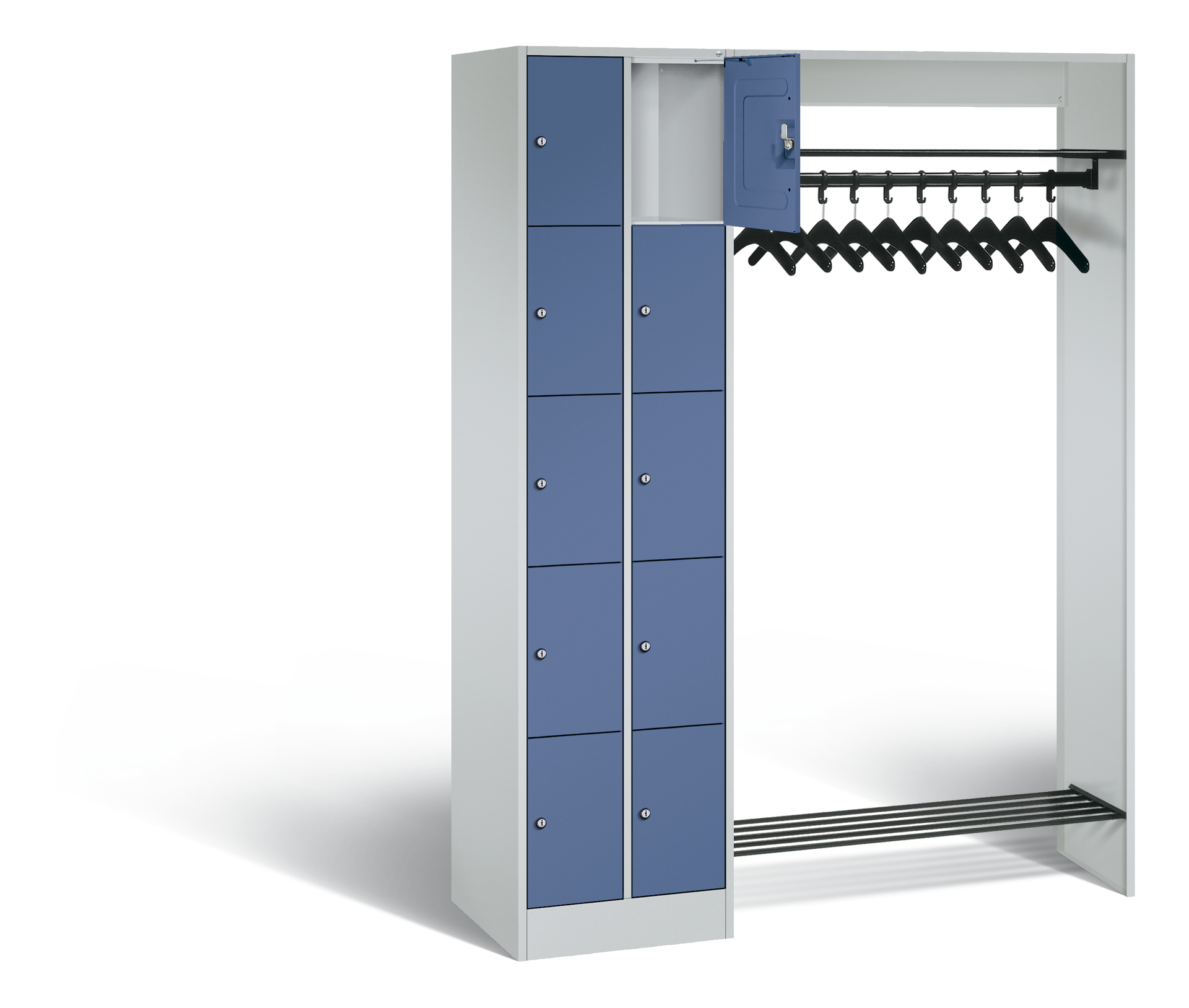 C+P Offene Garderobe, H1950xB1410xT480mm