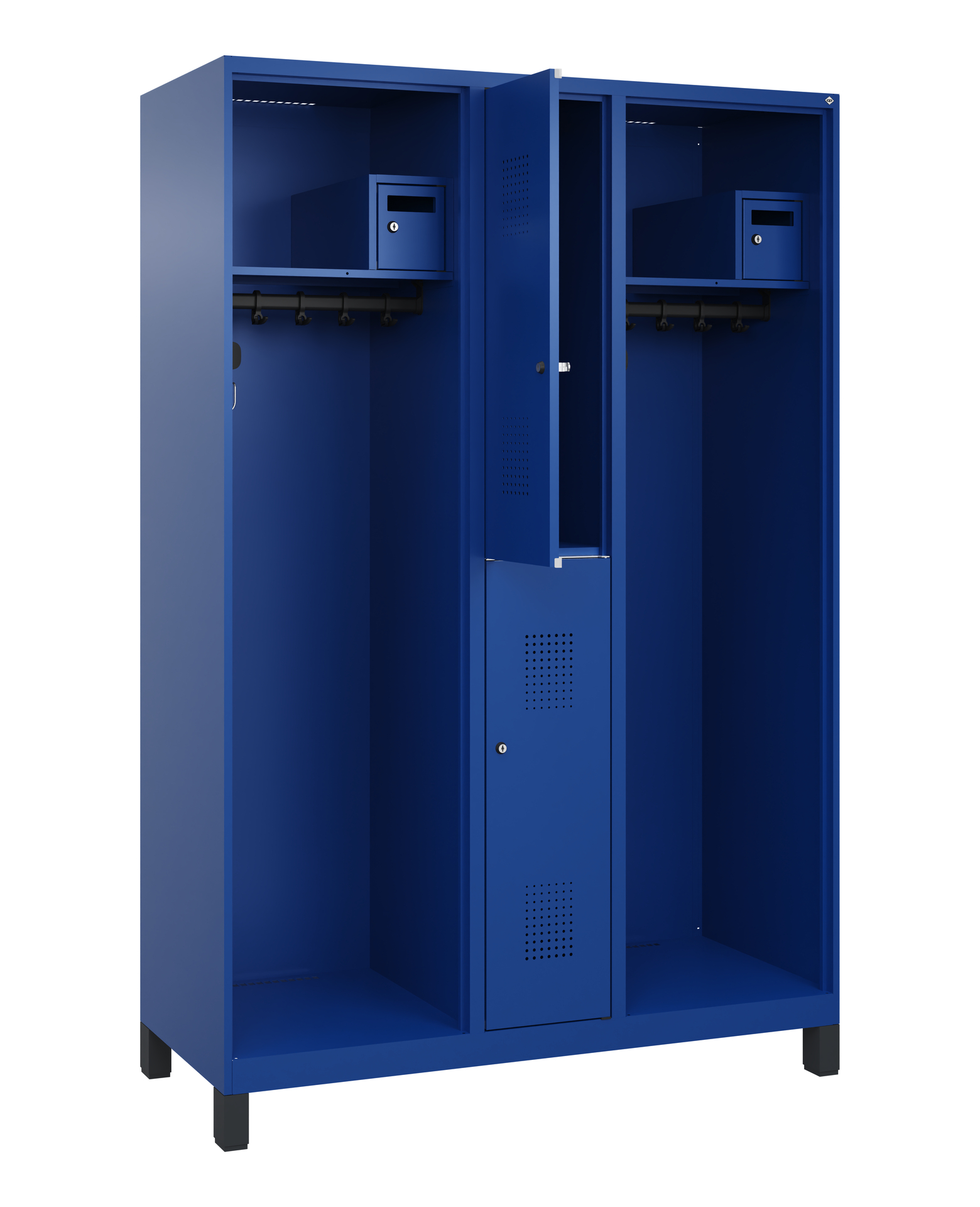C+P Feuerwehrspind Maxi, 2 Fächer, 1850x1300x500mm