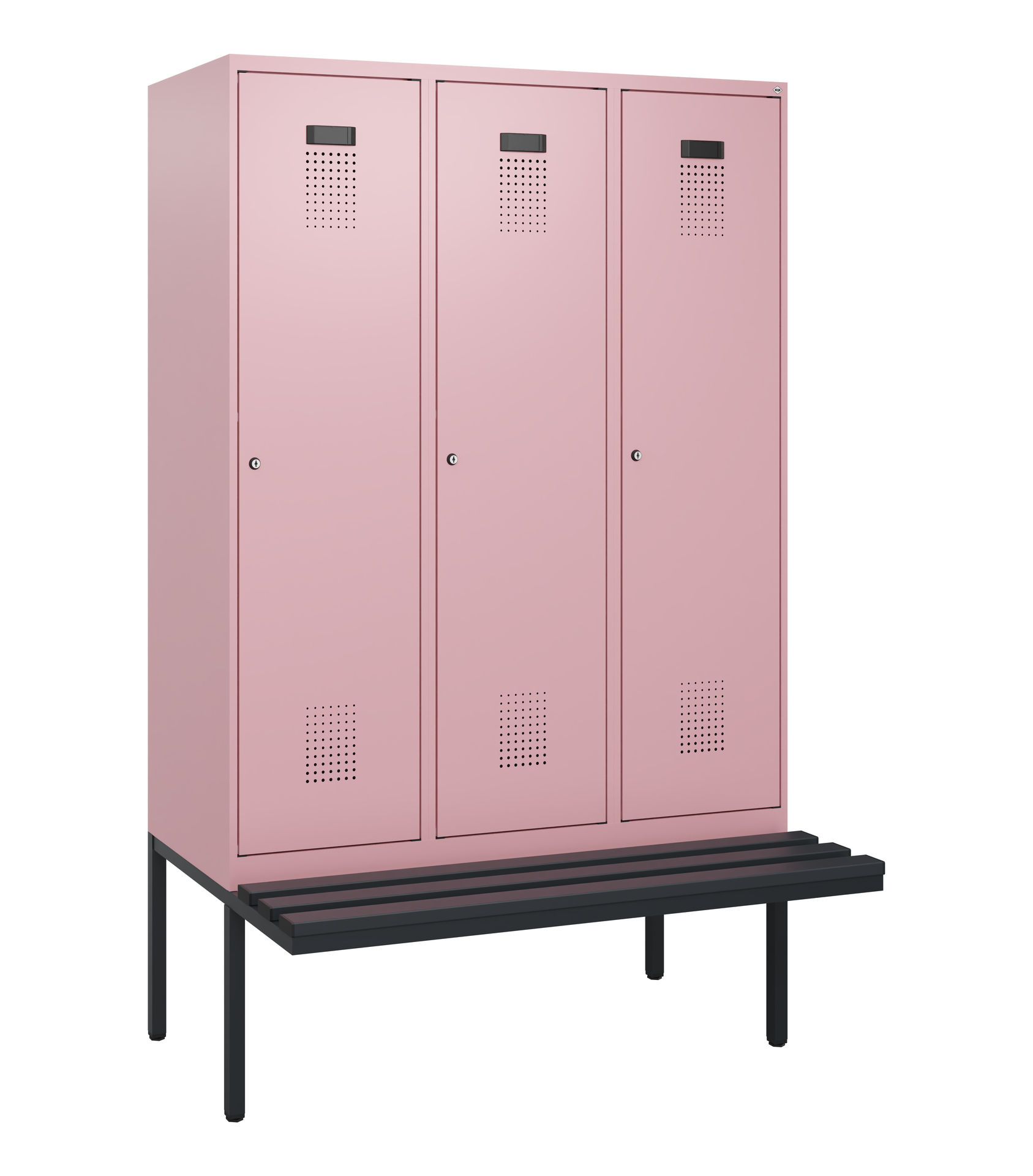 C+P Spind Evolo PLUS, Bank, 3 Abteile, 1950x1200x8